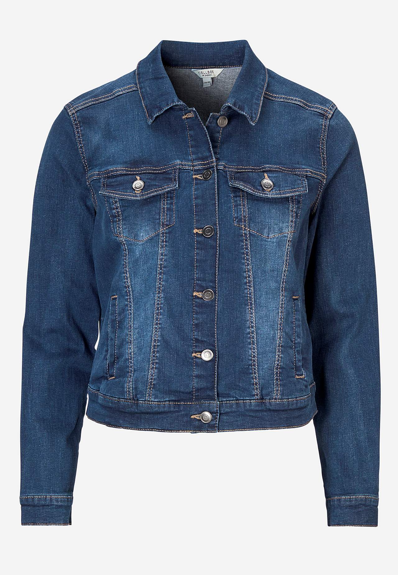 Stretchig jeansjacka