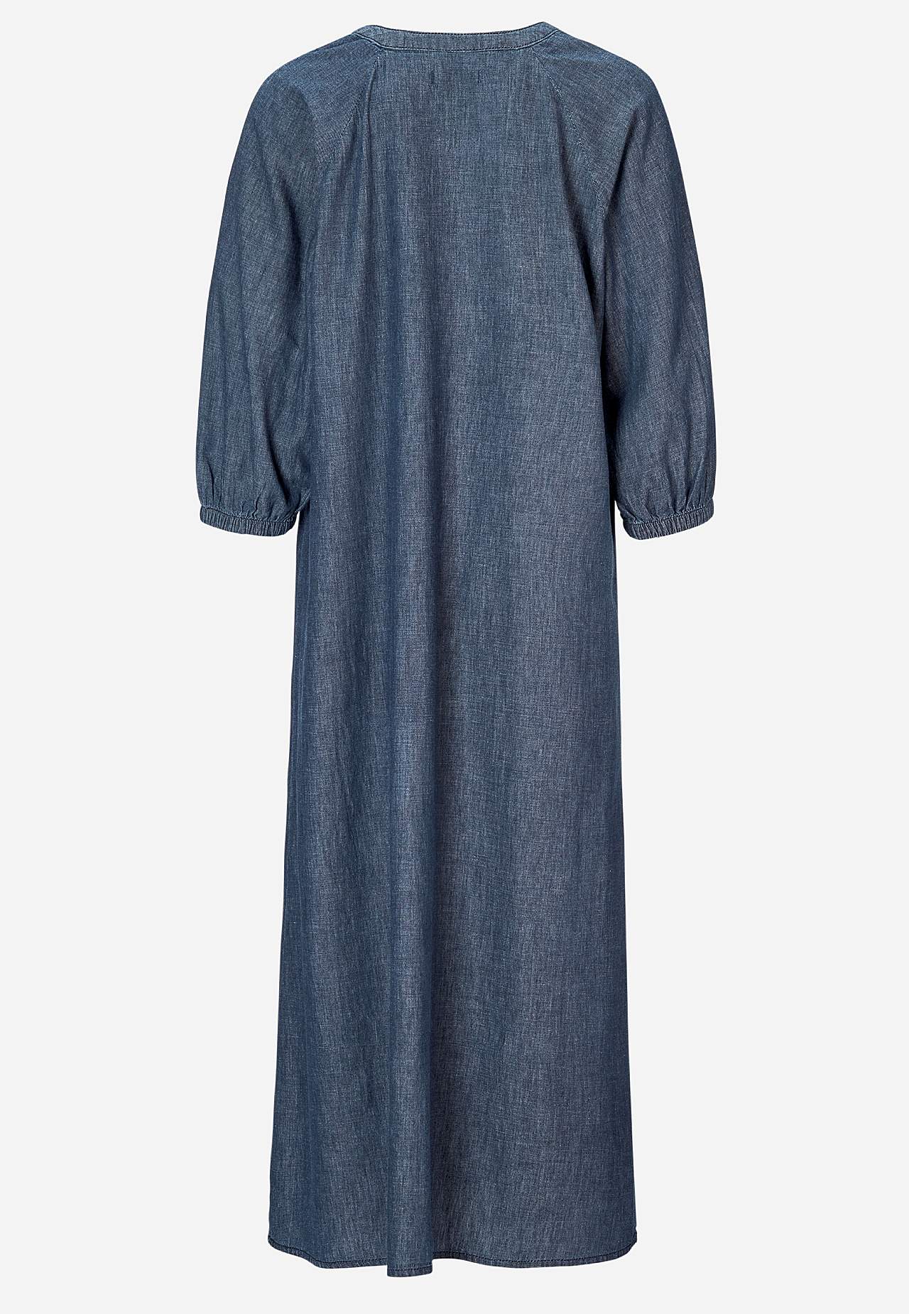 Jeansklänning med knappar
