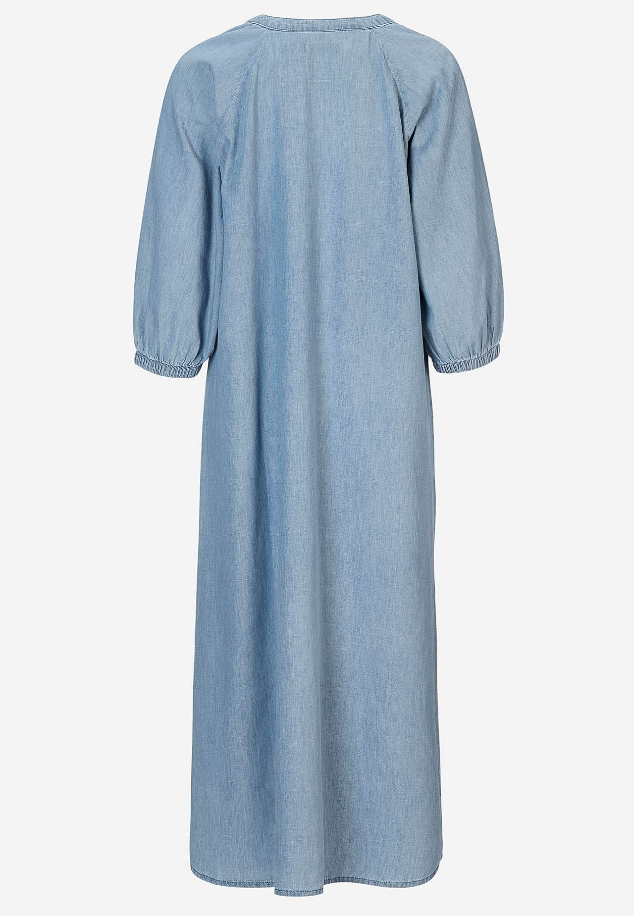 Jeansklänning med knappar