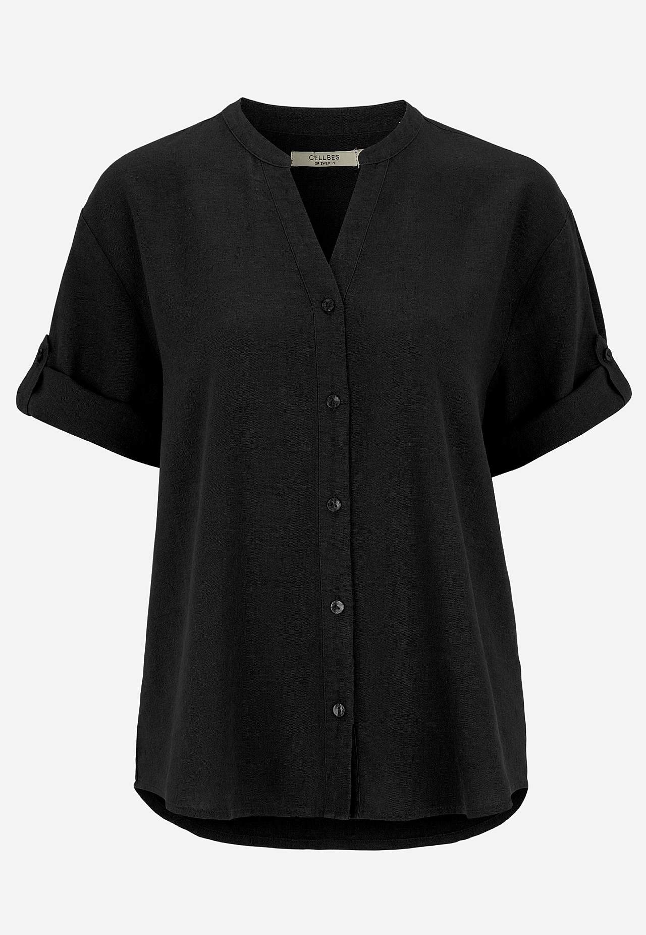 Blus i linnemix