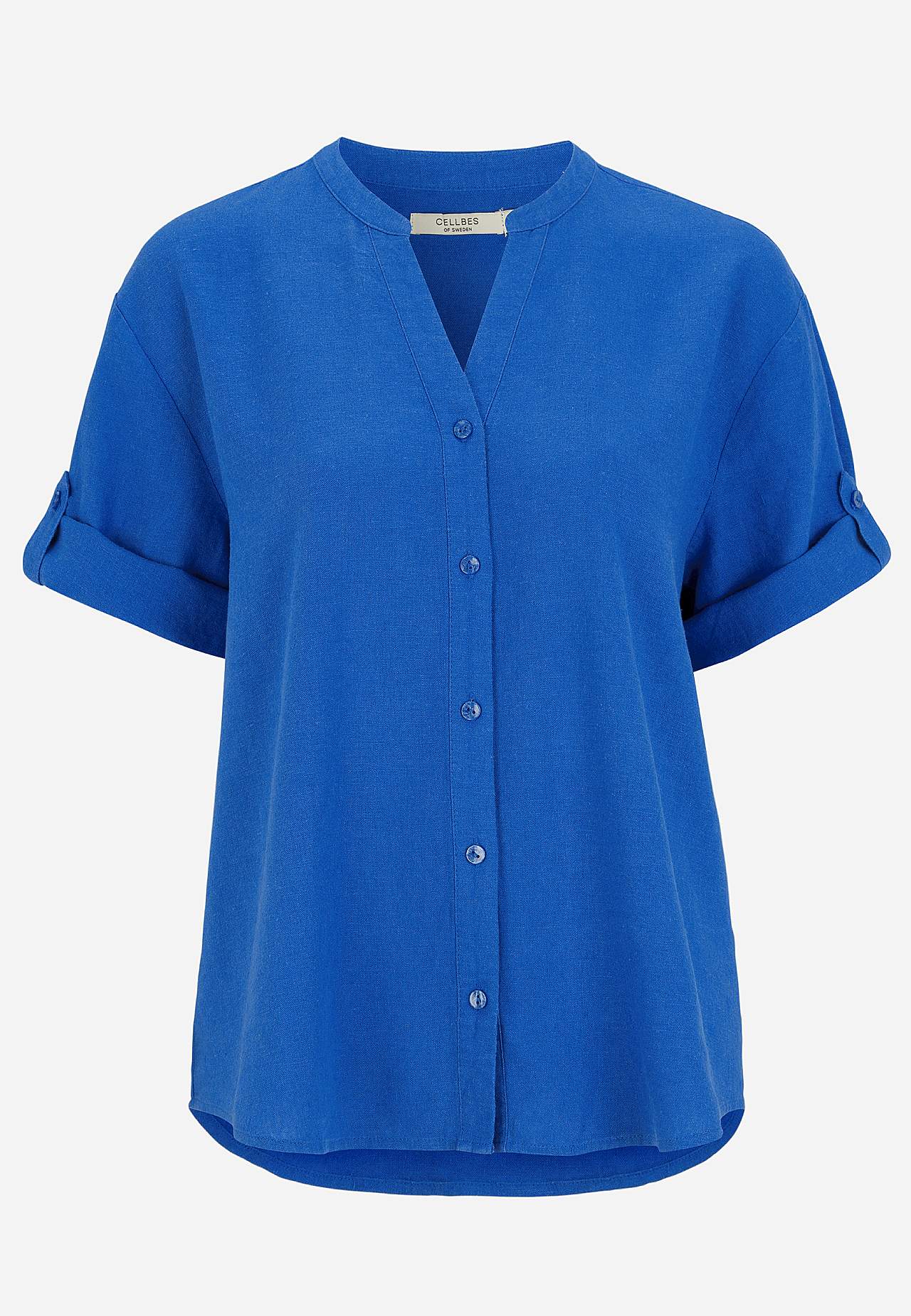 Blus i linnemix