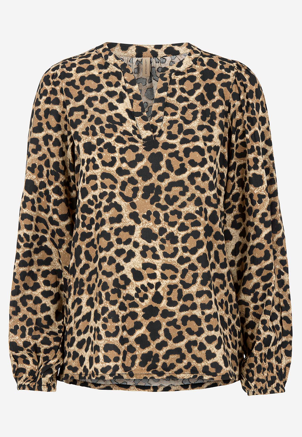 Leopardmönstrad blus