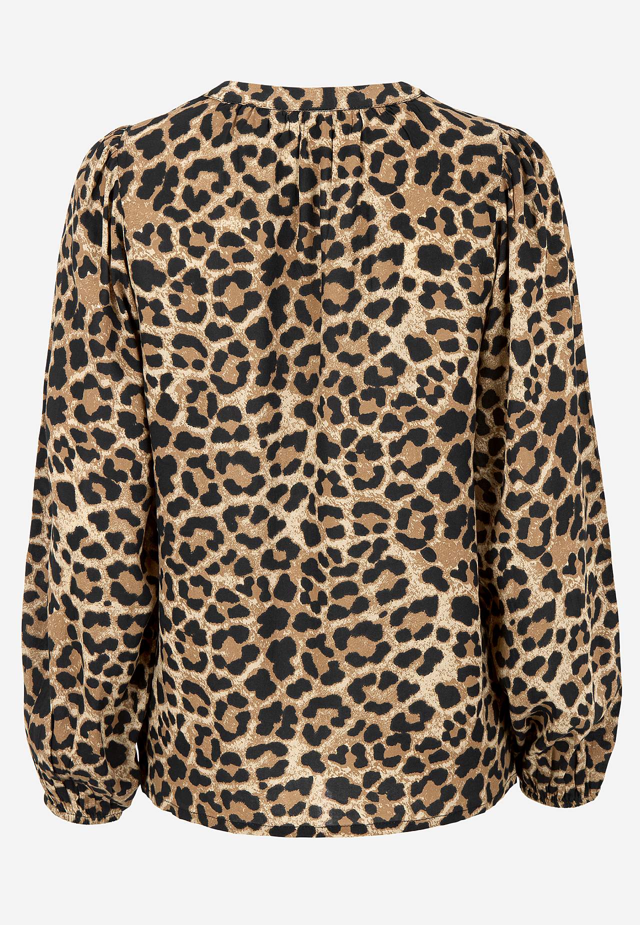 Leopardmönstrad blus