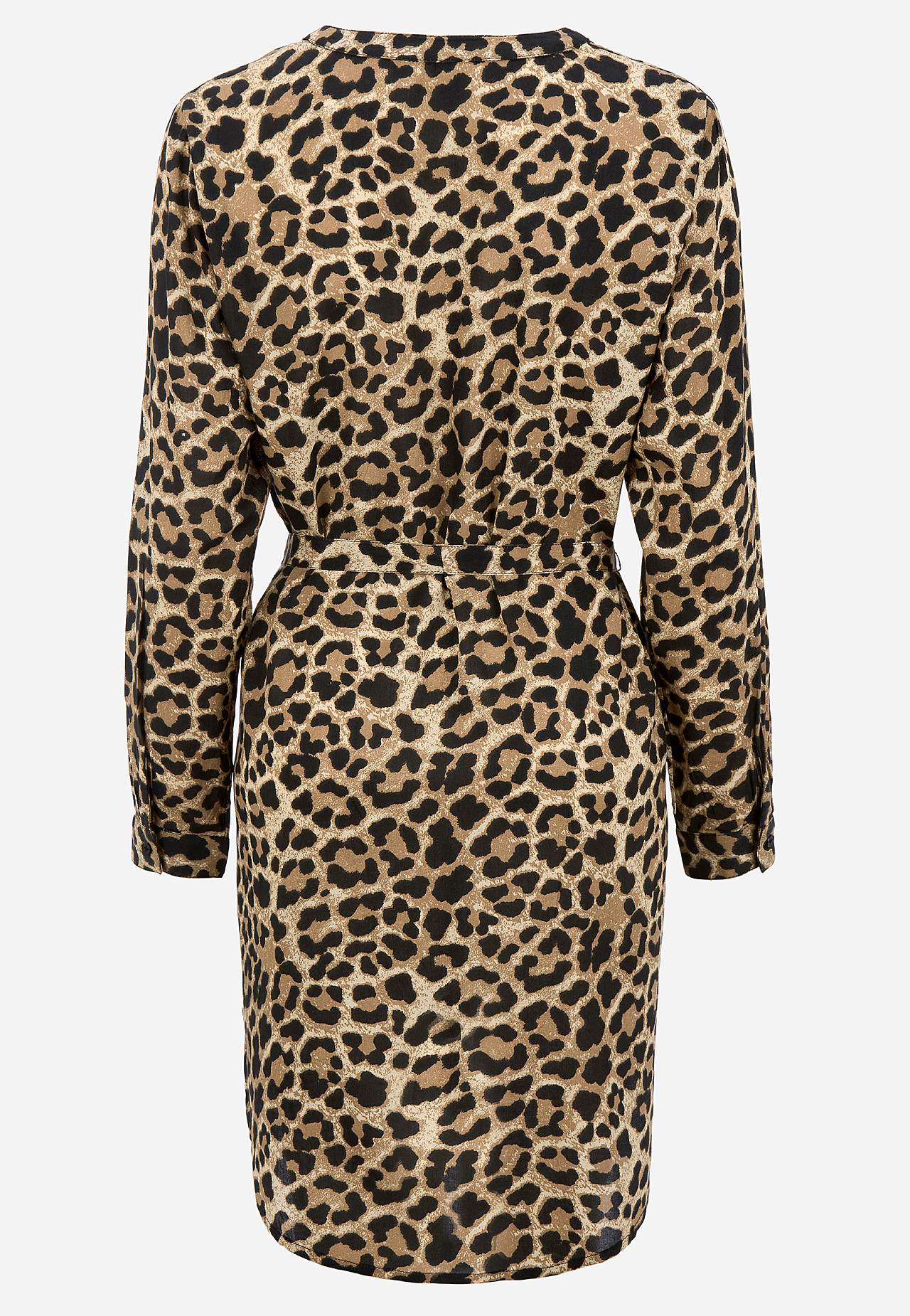 Leopardmönstrad långskjorta