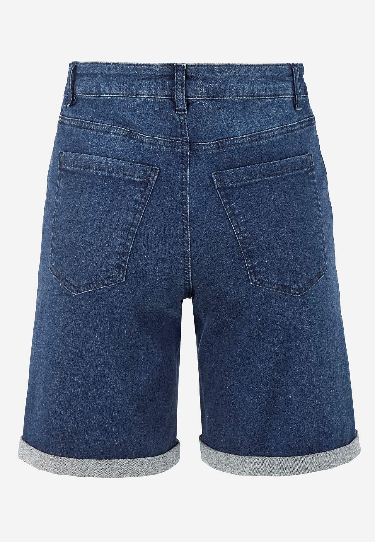 Jeansshorts med bekväm stretch