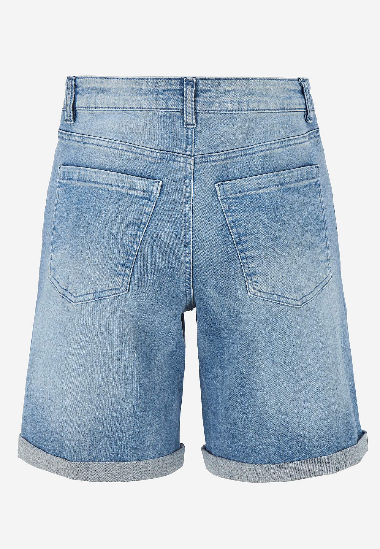 Jeansshorts med bekväm stretch