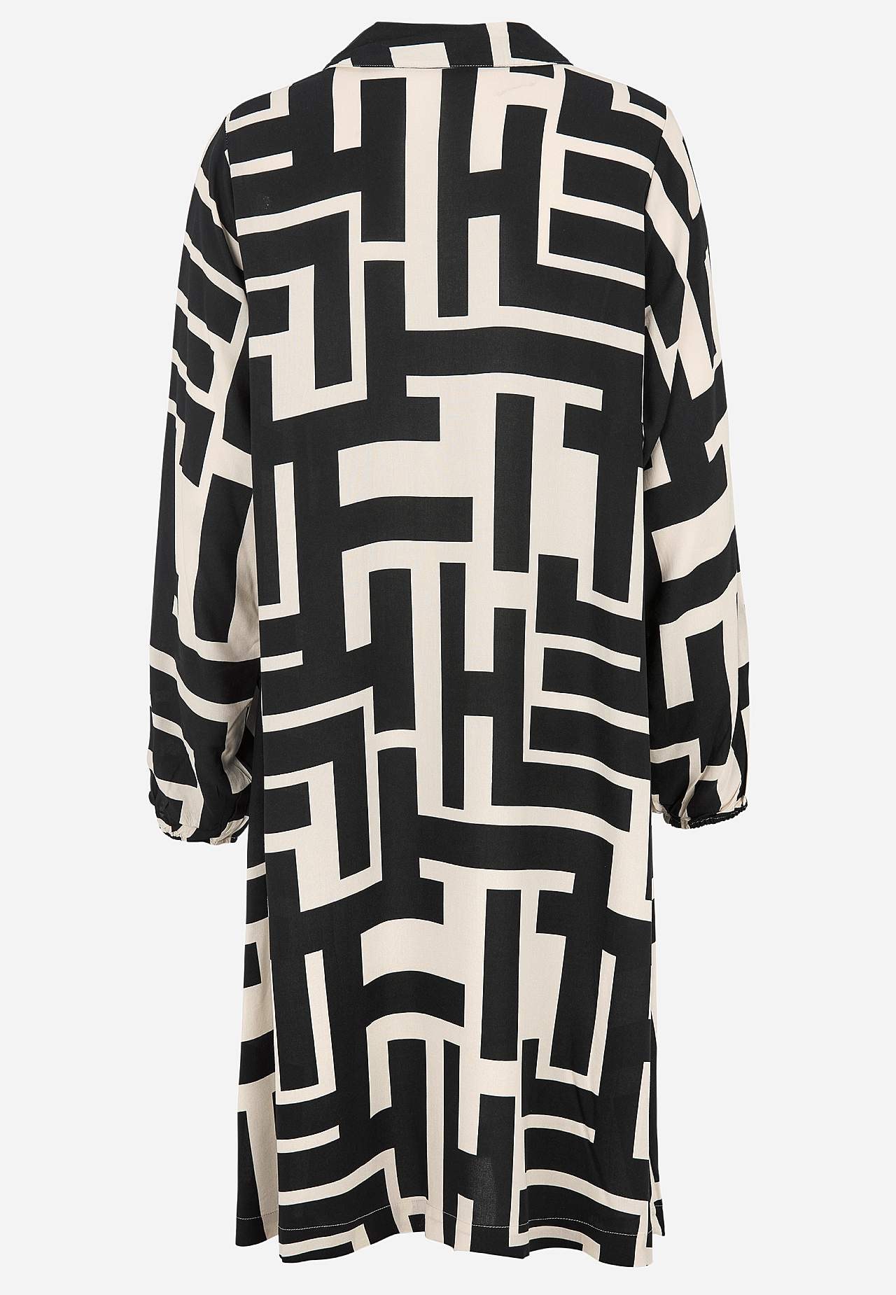 Mönstrad, vävd klänning