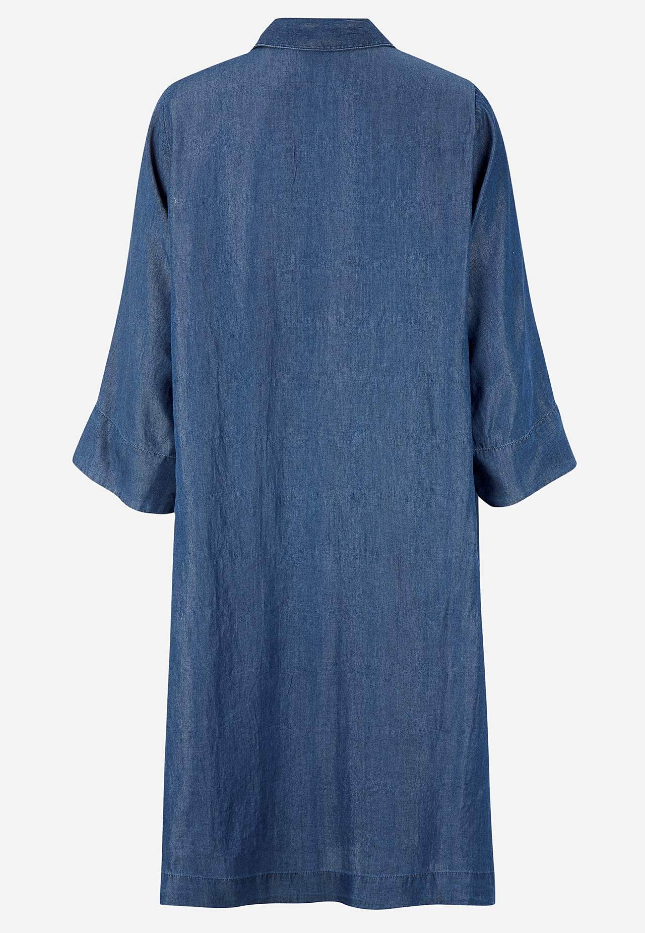 Jeansklänning i supermjuk lyocell