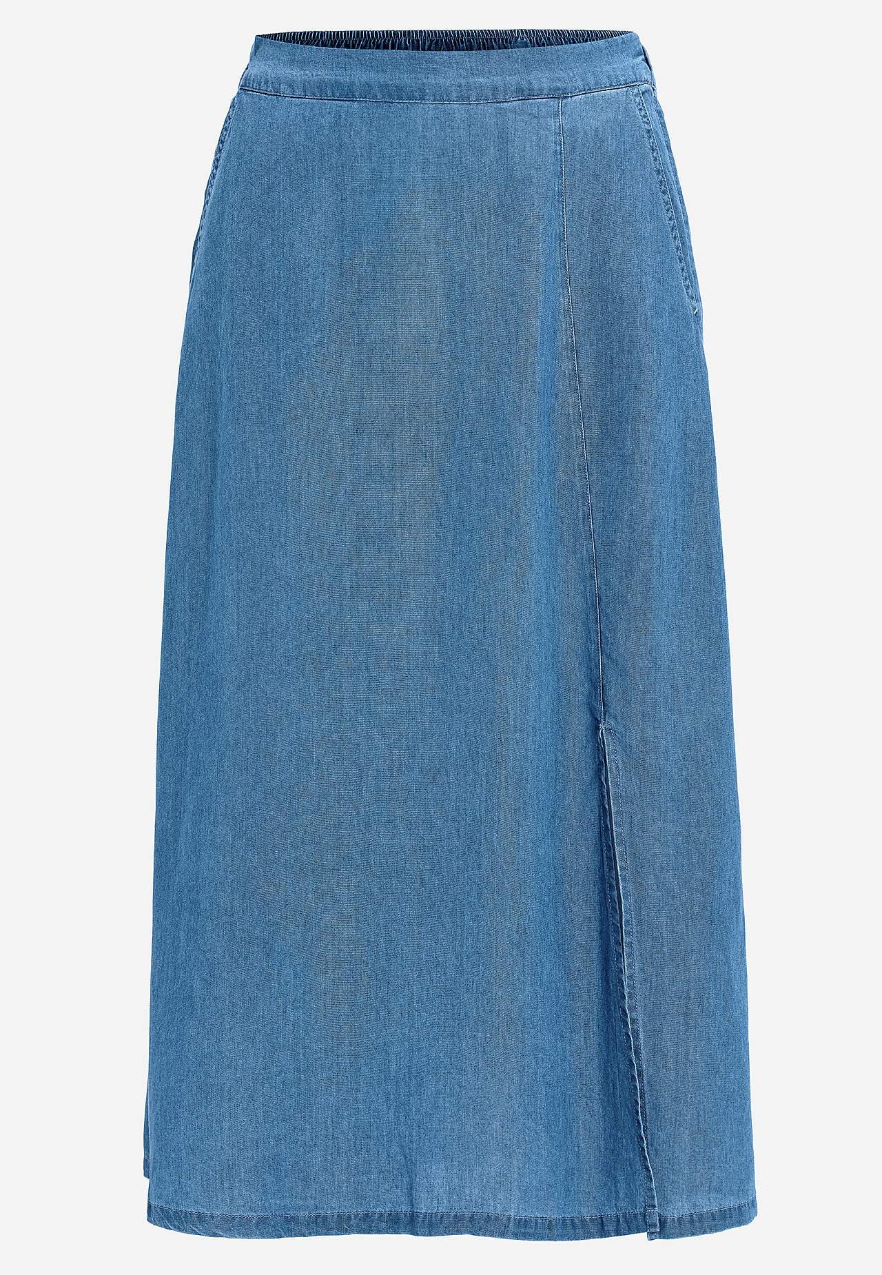 Denimkjol i lyocell