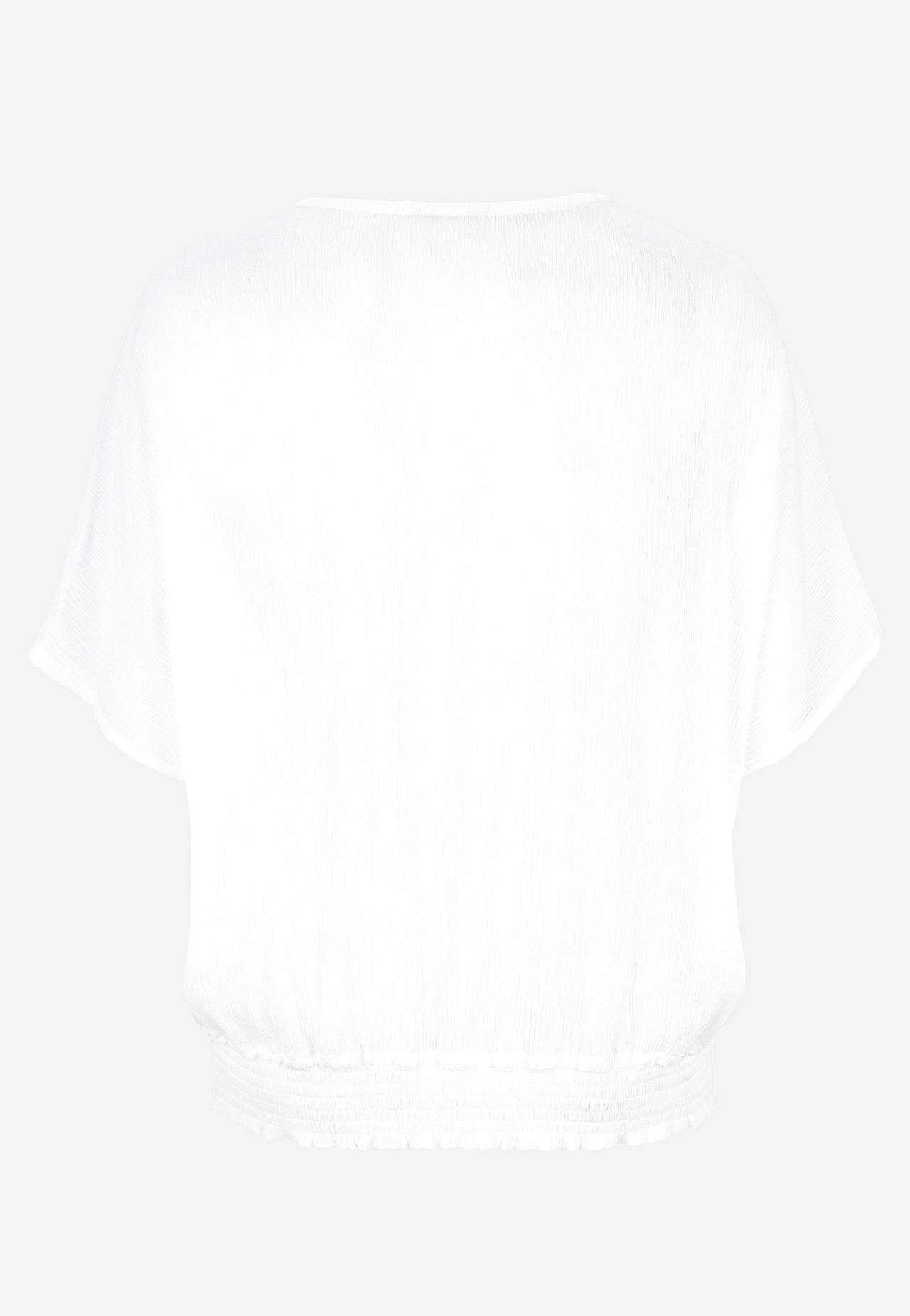 Blus i viskoscrêpe