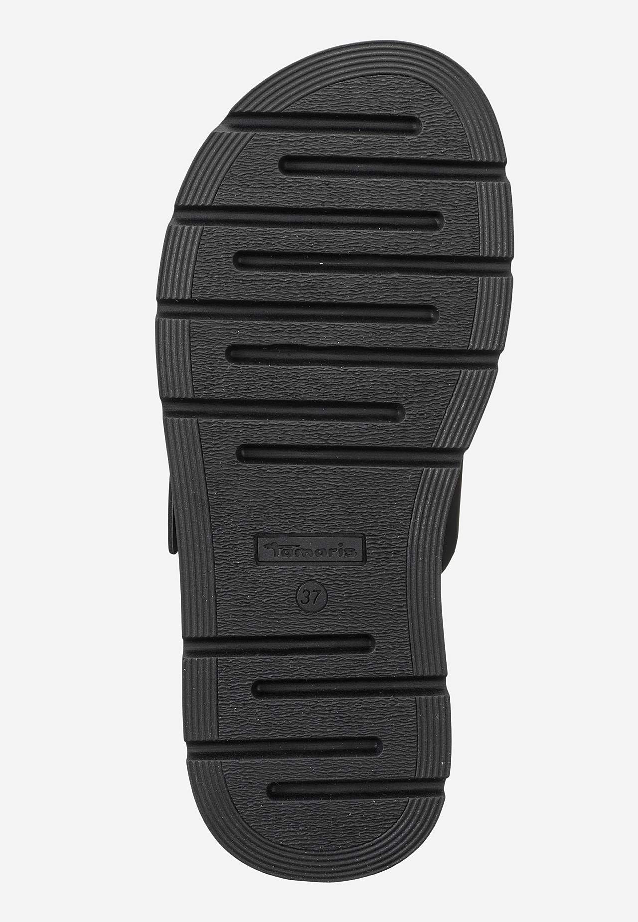 Skinnsandal med remmar