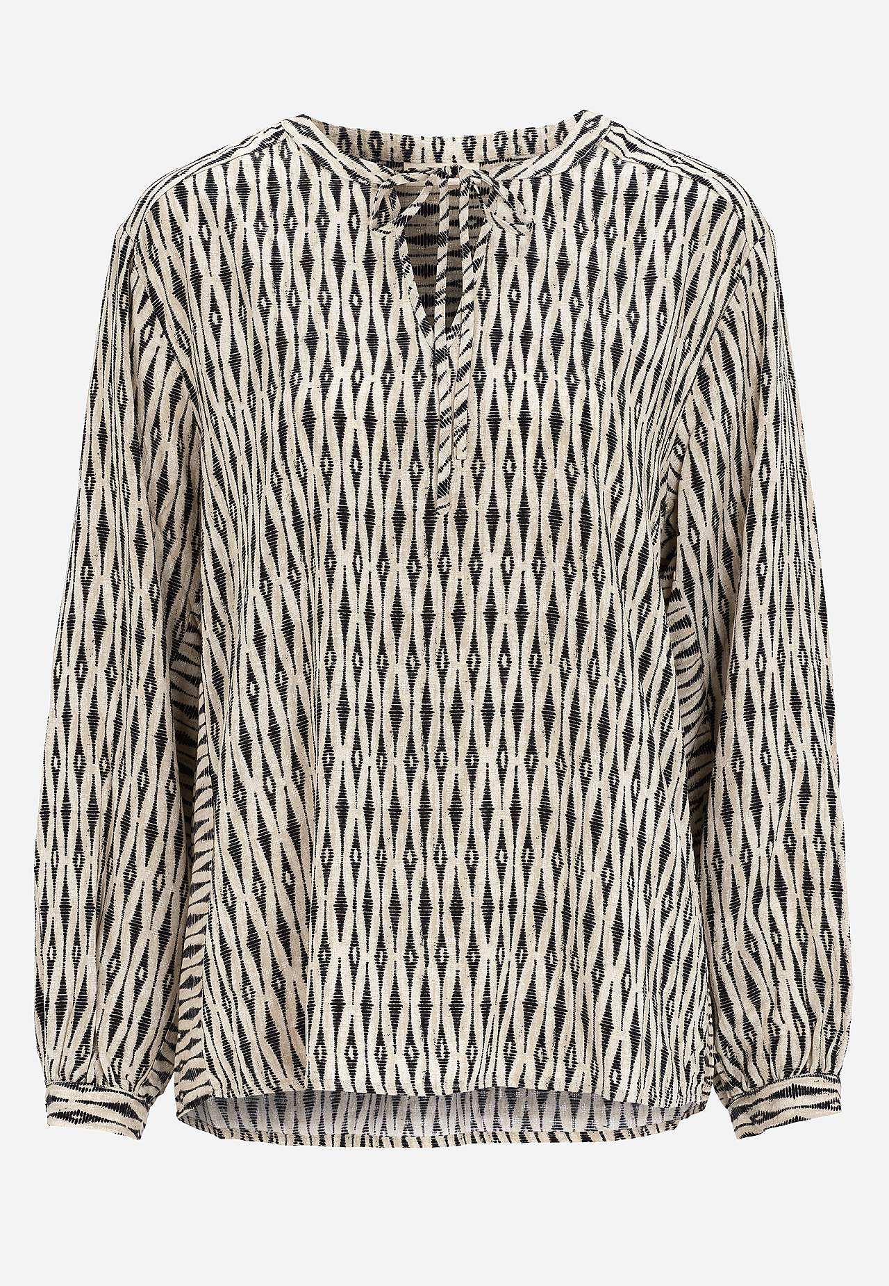 Jacquardvävd blus