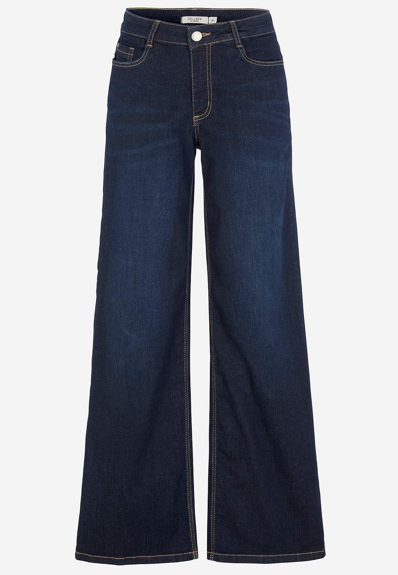 Vida, långa jeans med hög midja