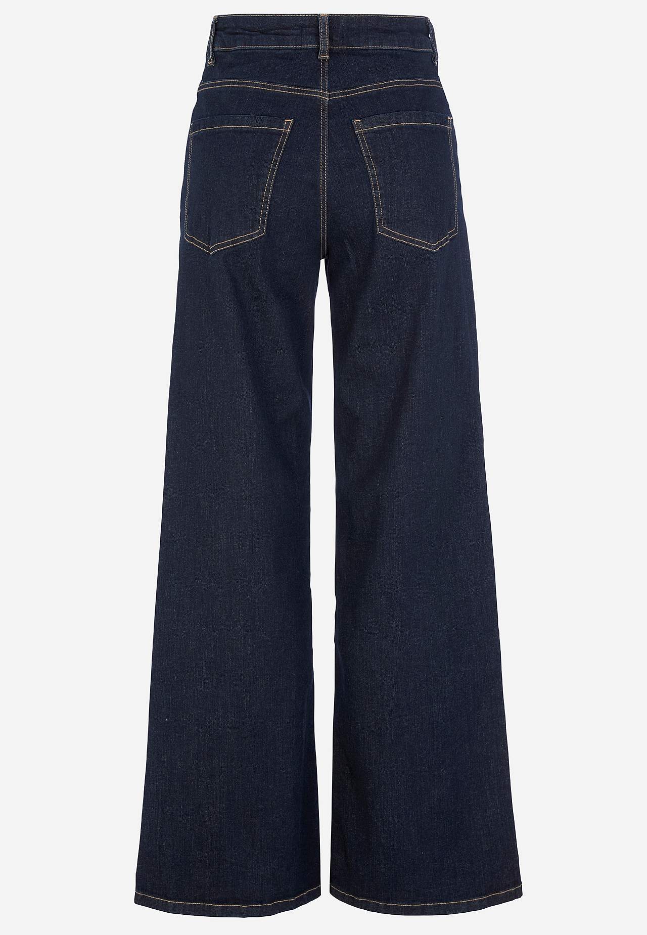Vida, långa jeans med hög midja