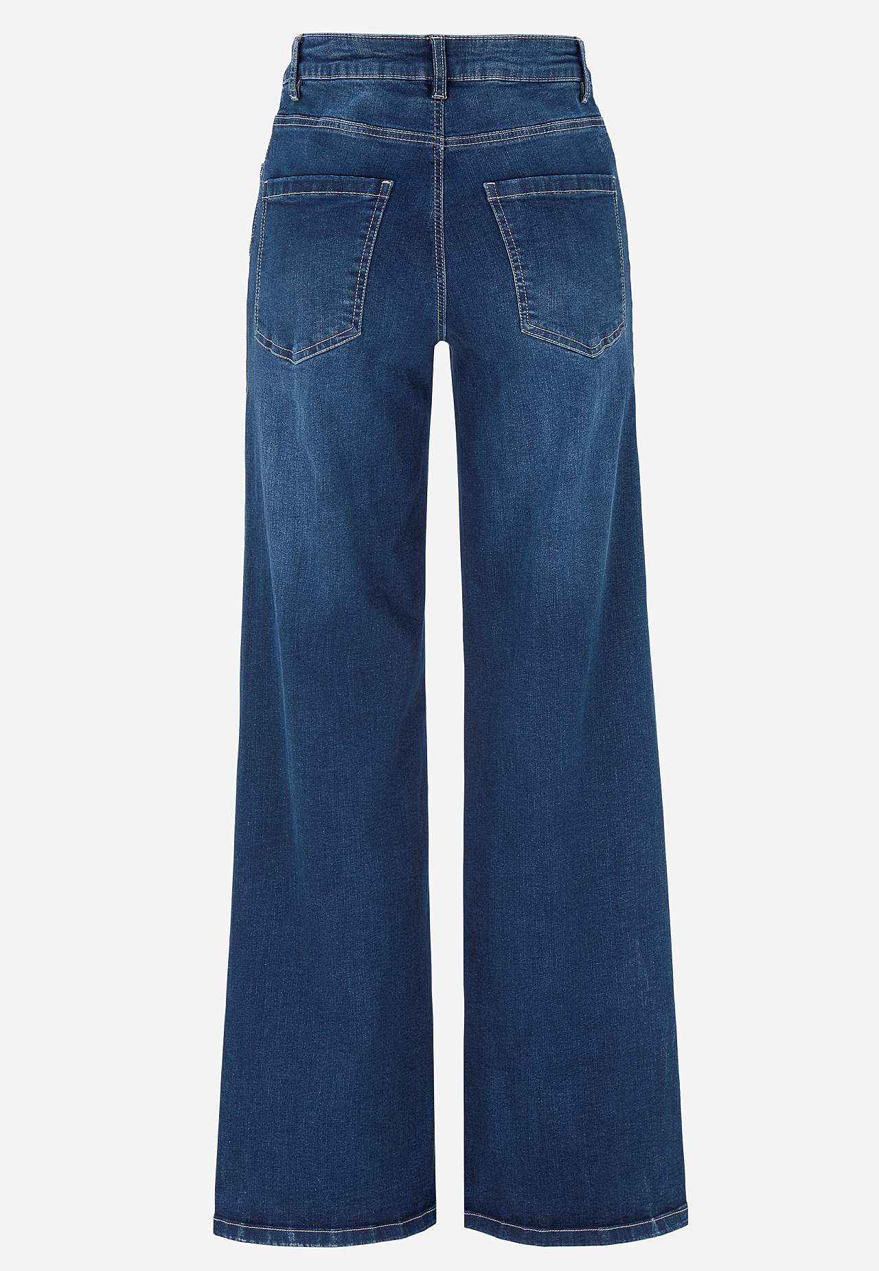 Vida, långa jeans med hög midja