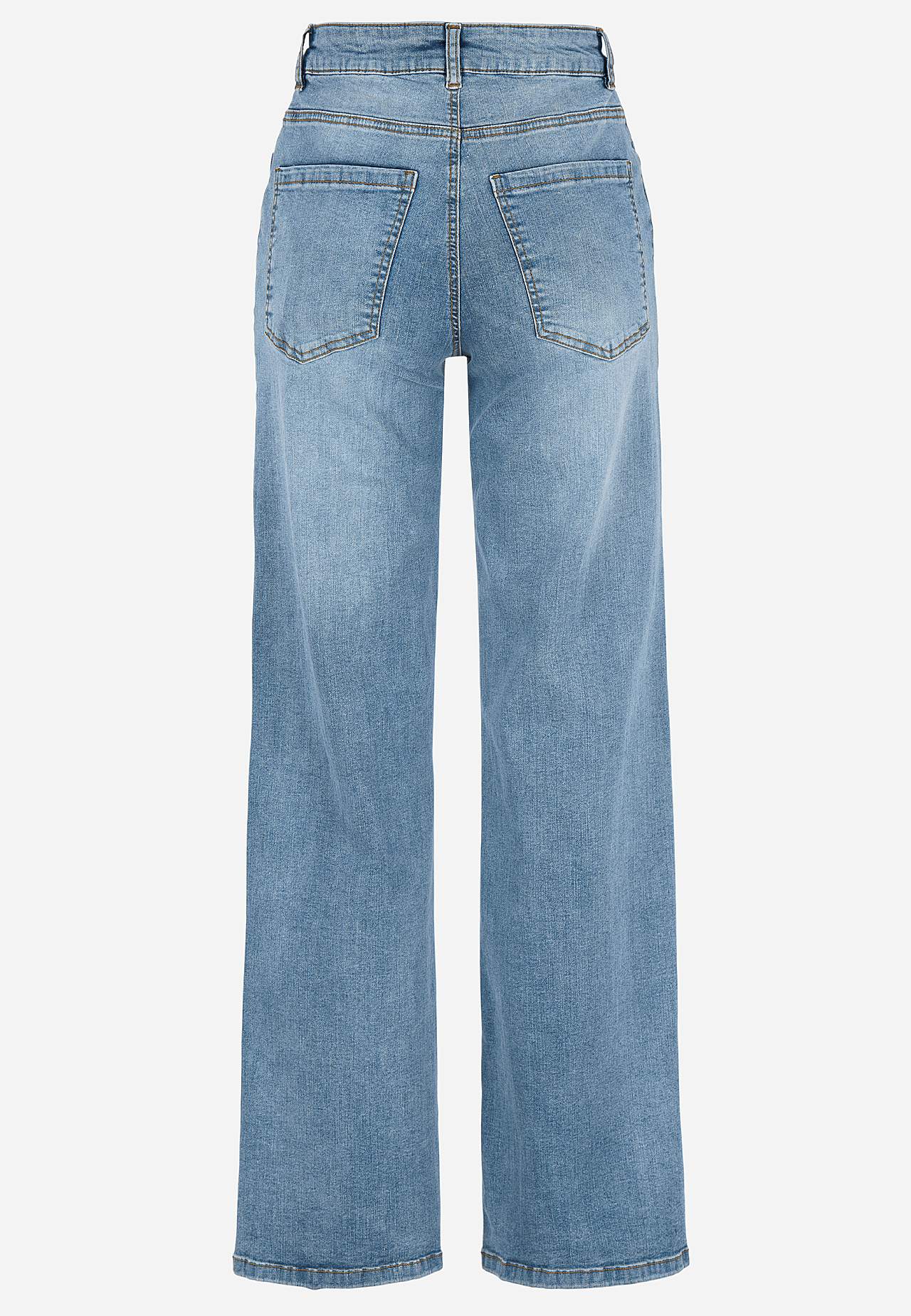 Vida, långa jeans med hög midja