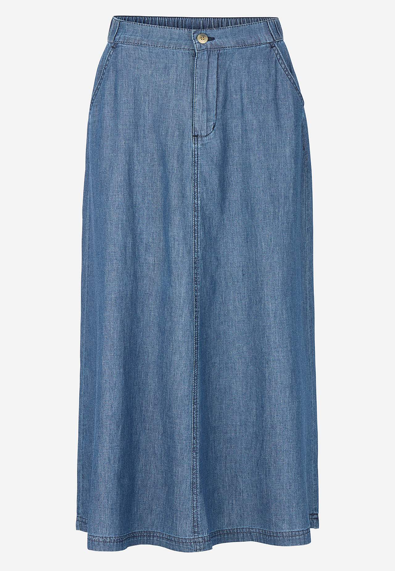 Jeanskjol med fickor