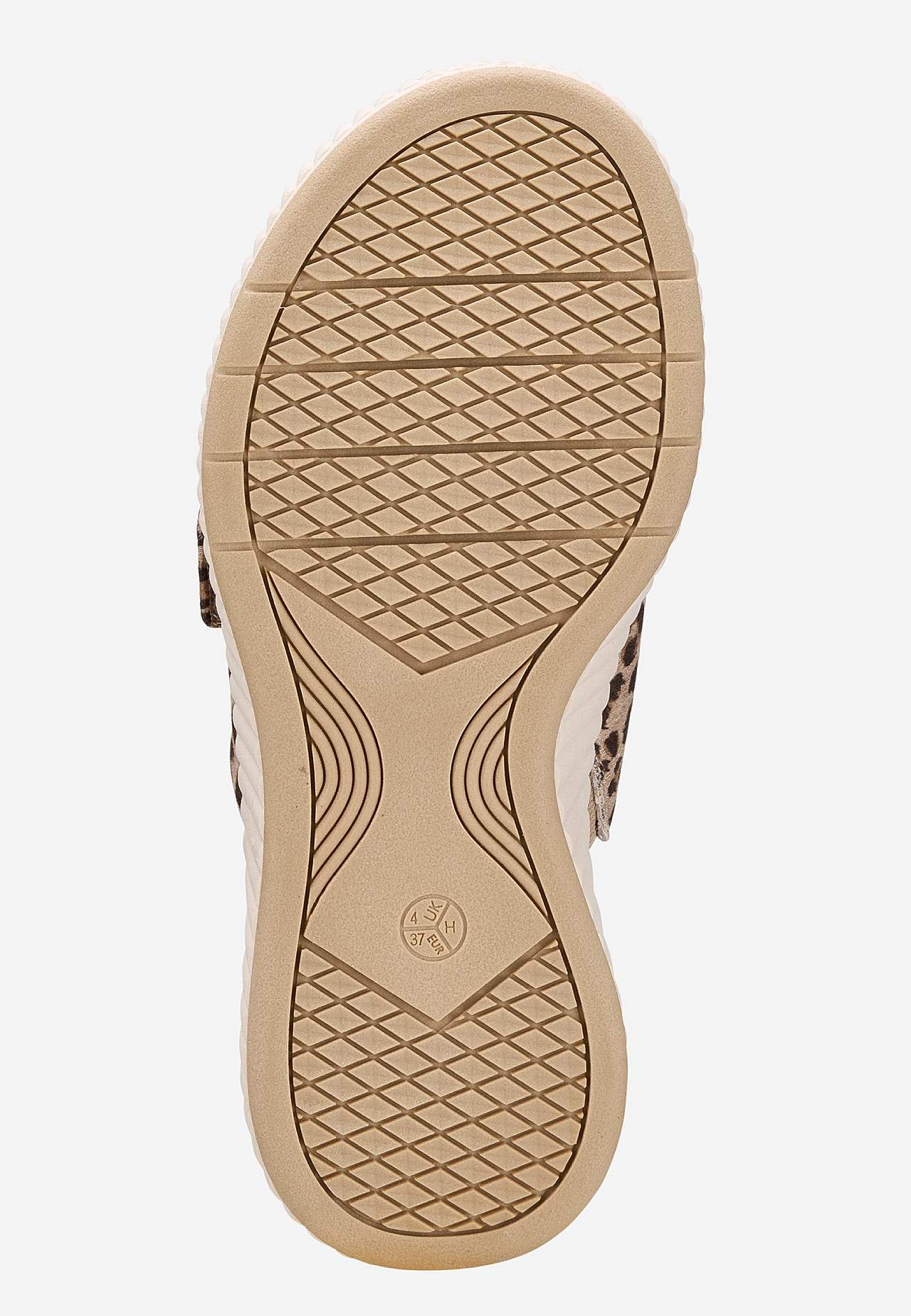 Leopardmönstrad sandal