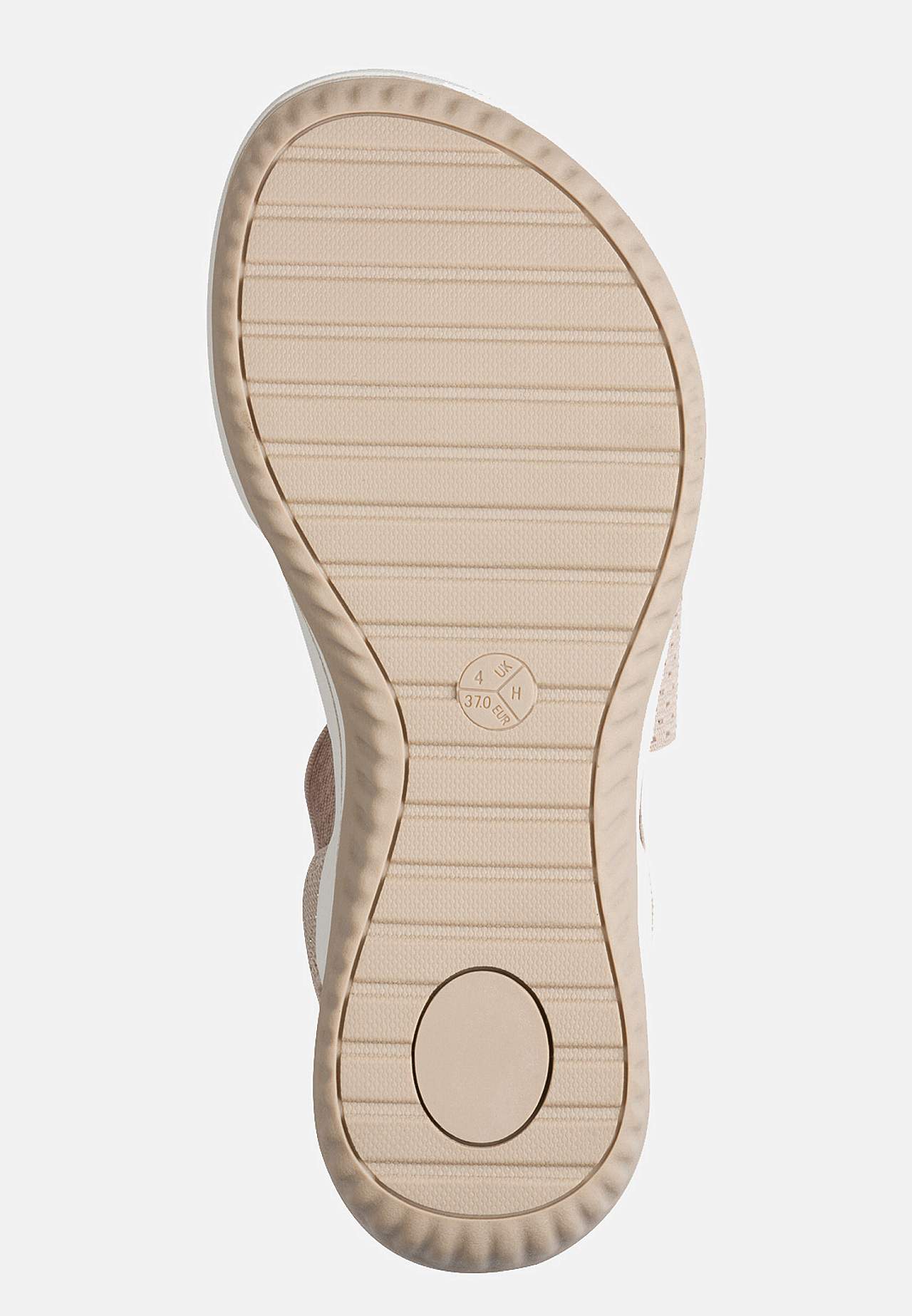 Sandal med resårremmar