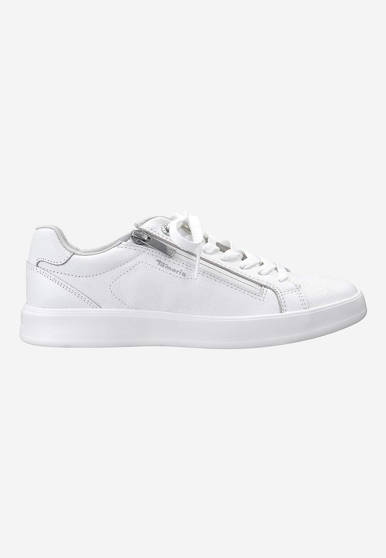 Sneaker i skinn