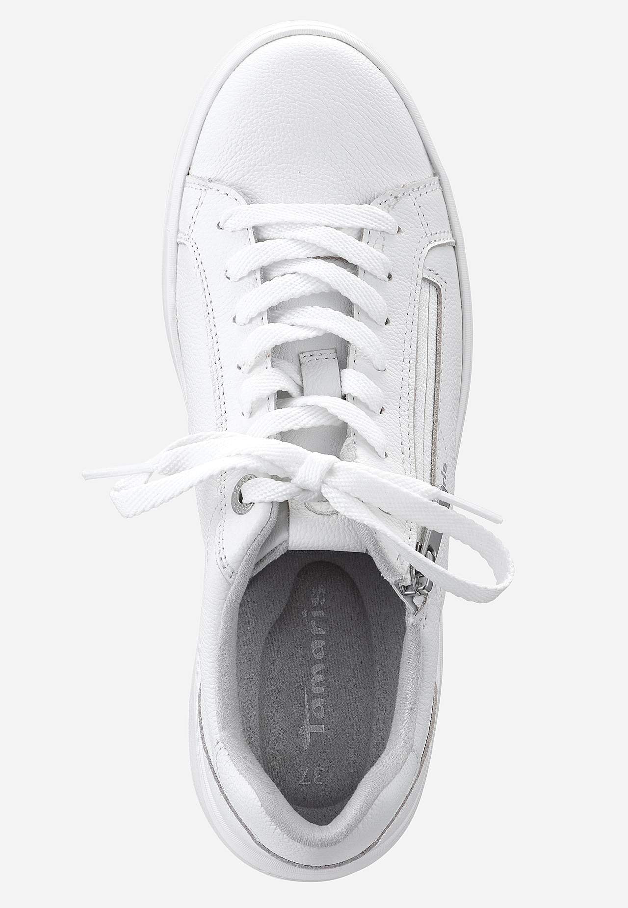 Sneaker i skinn