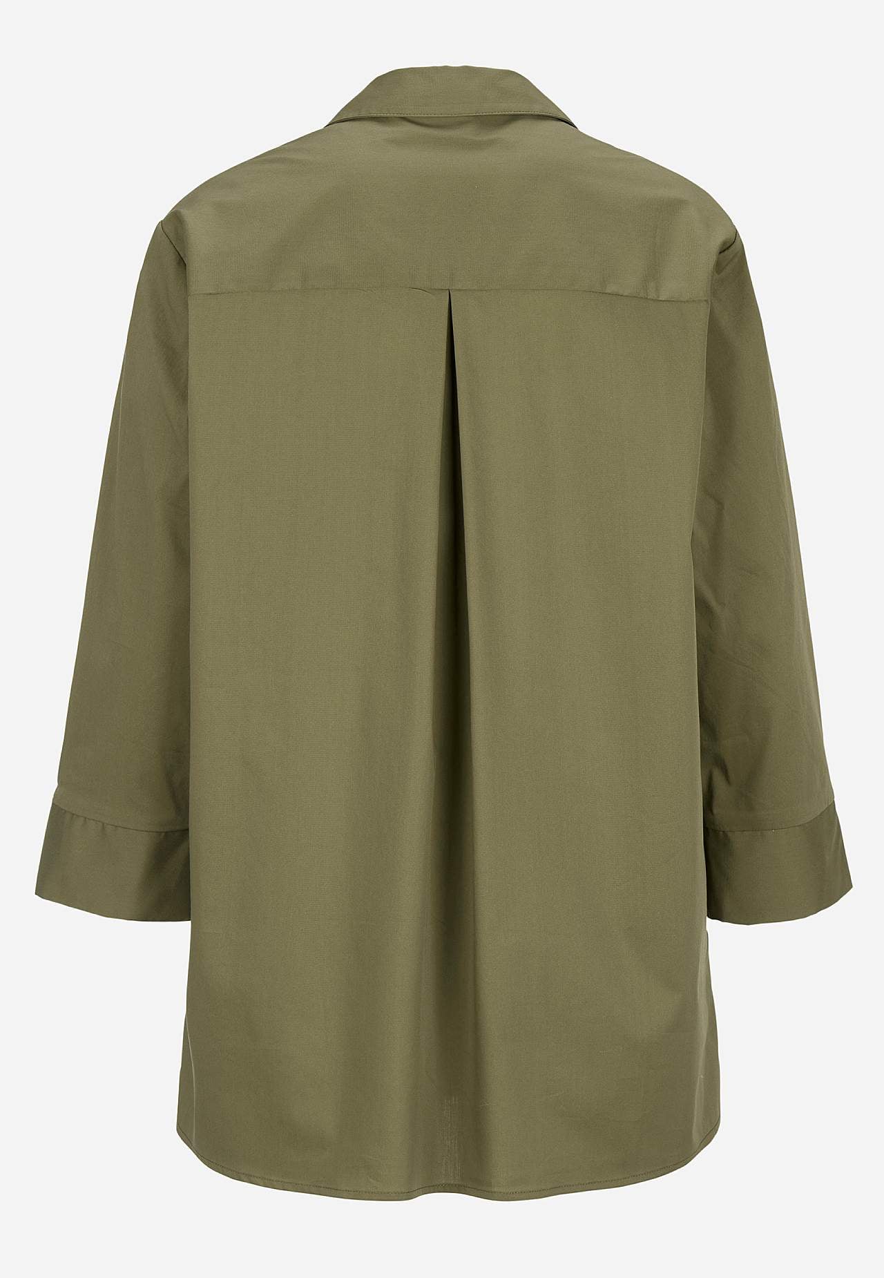 Vävd tunika i poplin
