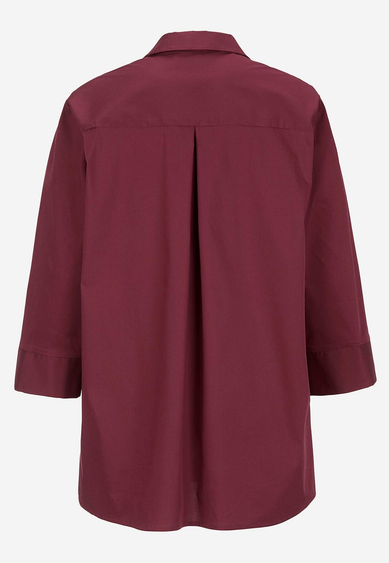 Vävd tunika i poplin