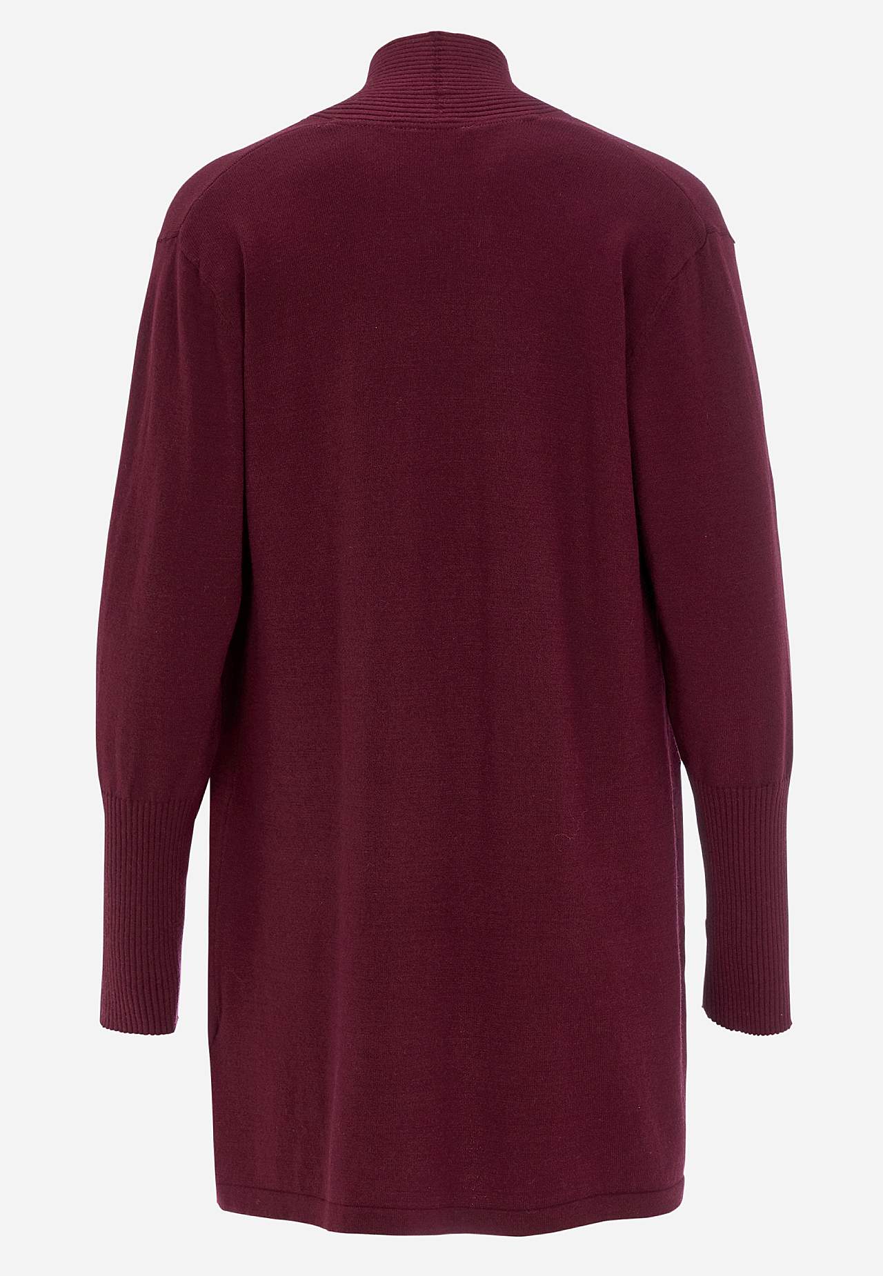 Finstickad cardigan