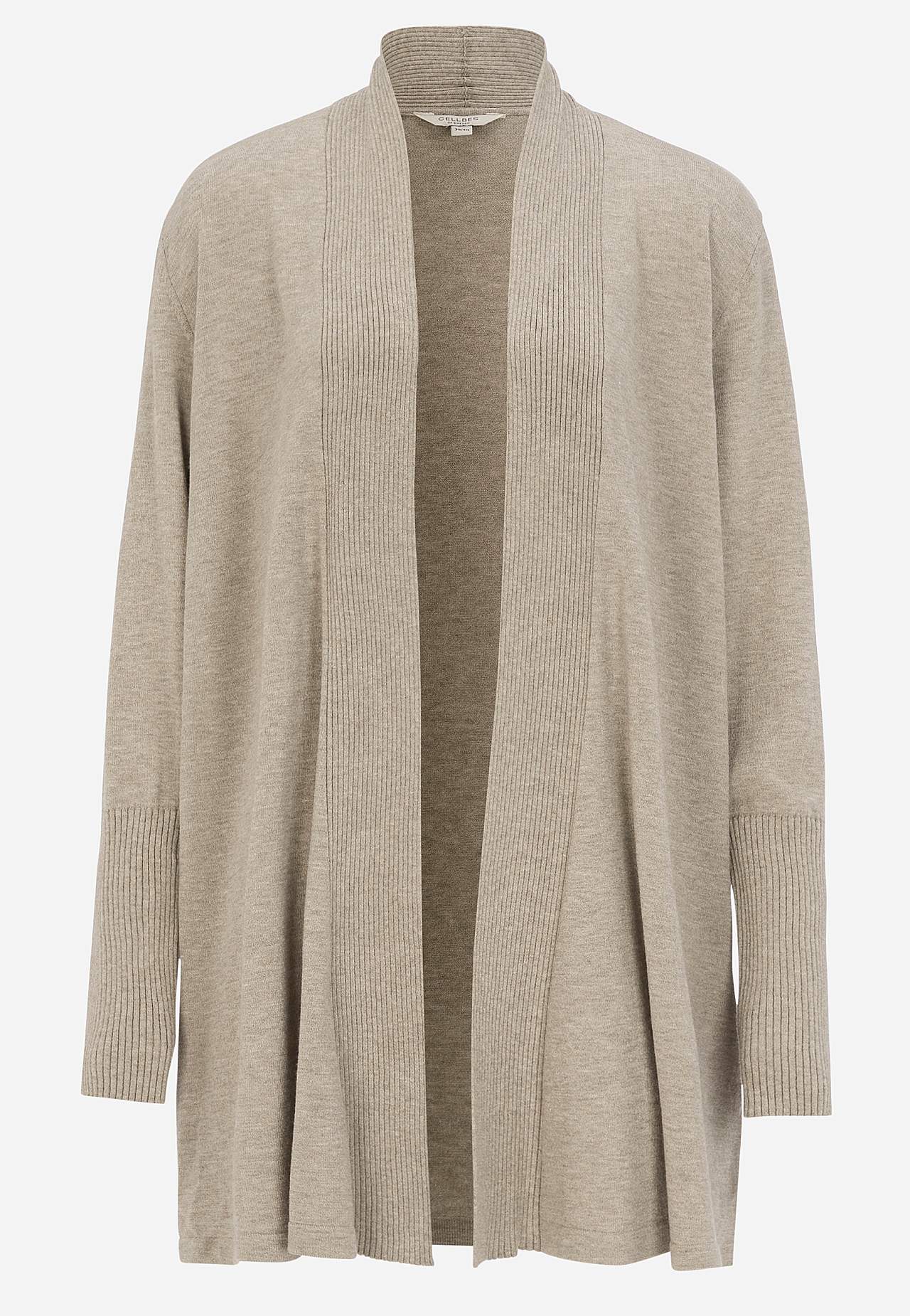 Finstickad cardigan