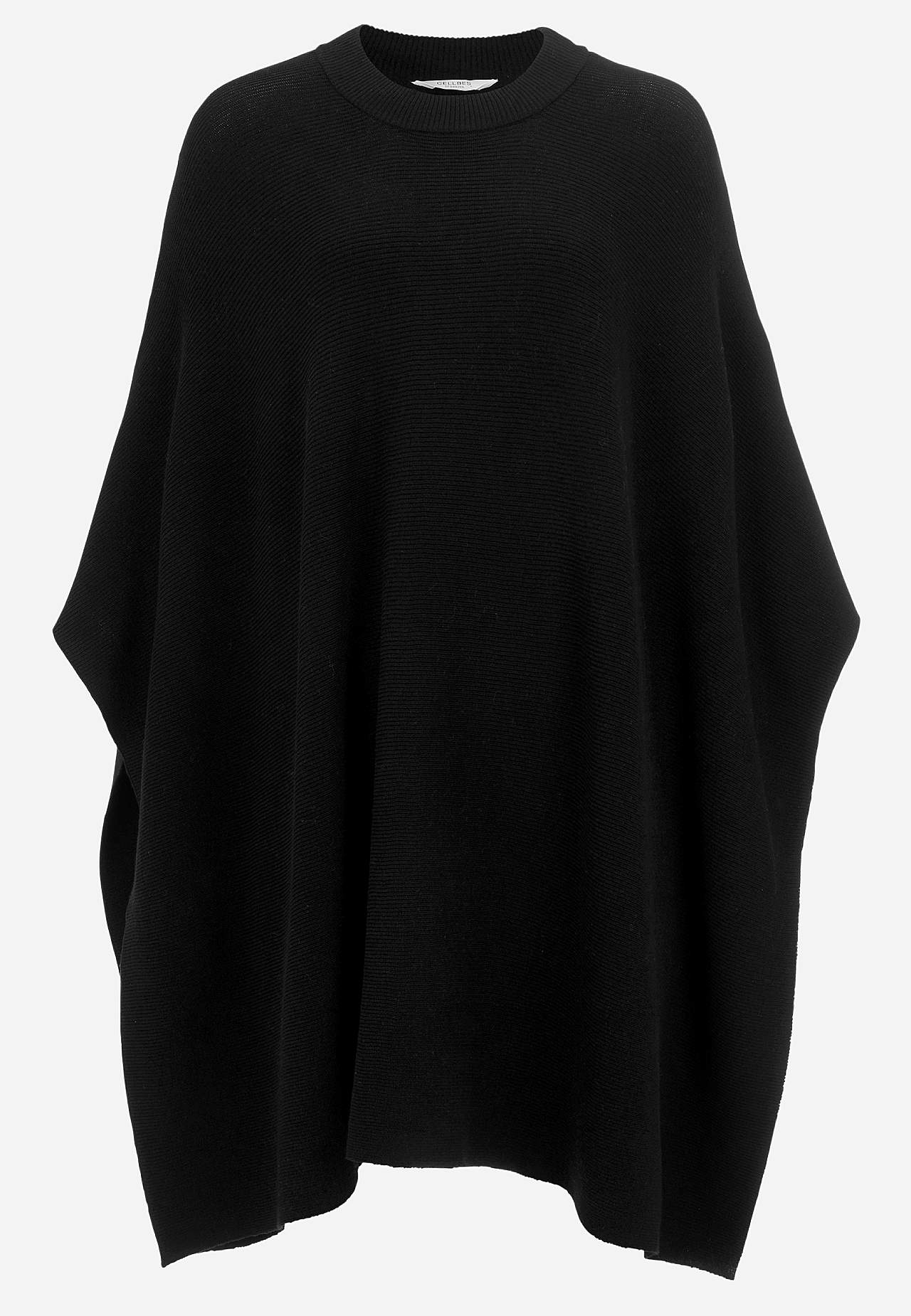 Finstickad poncho