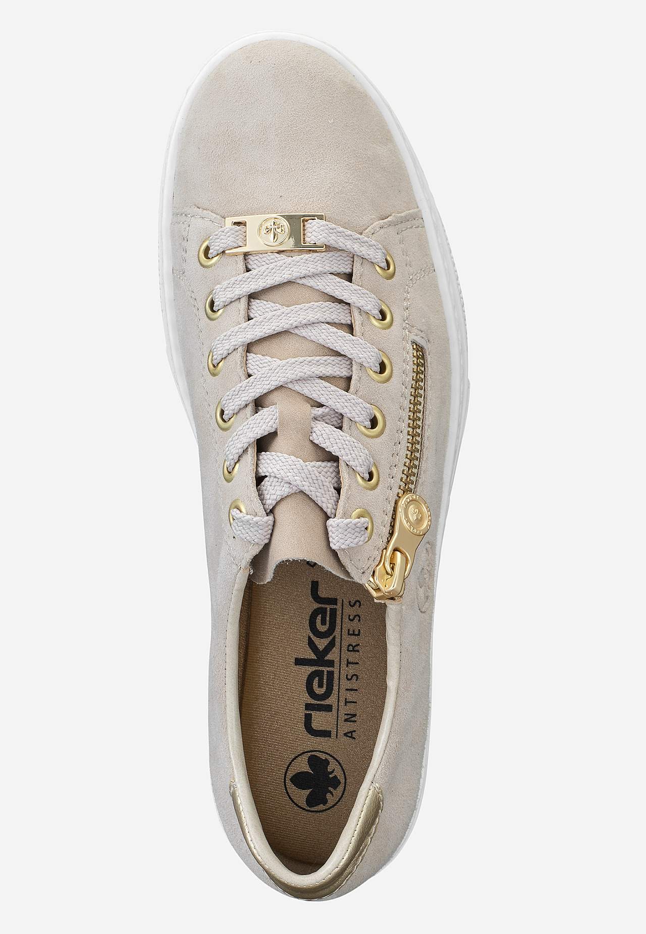 Sneaker i skinn