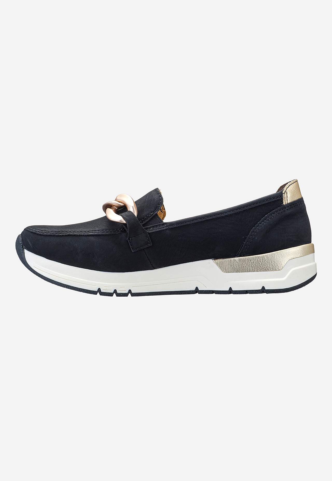 Loafer med spänne