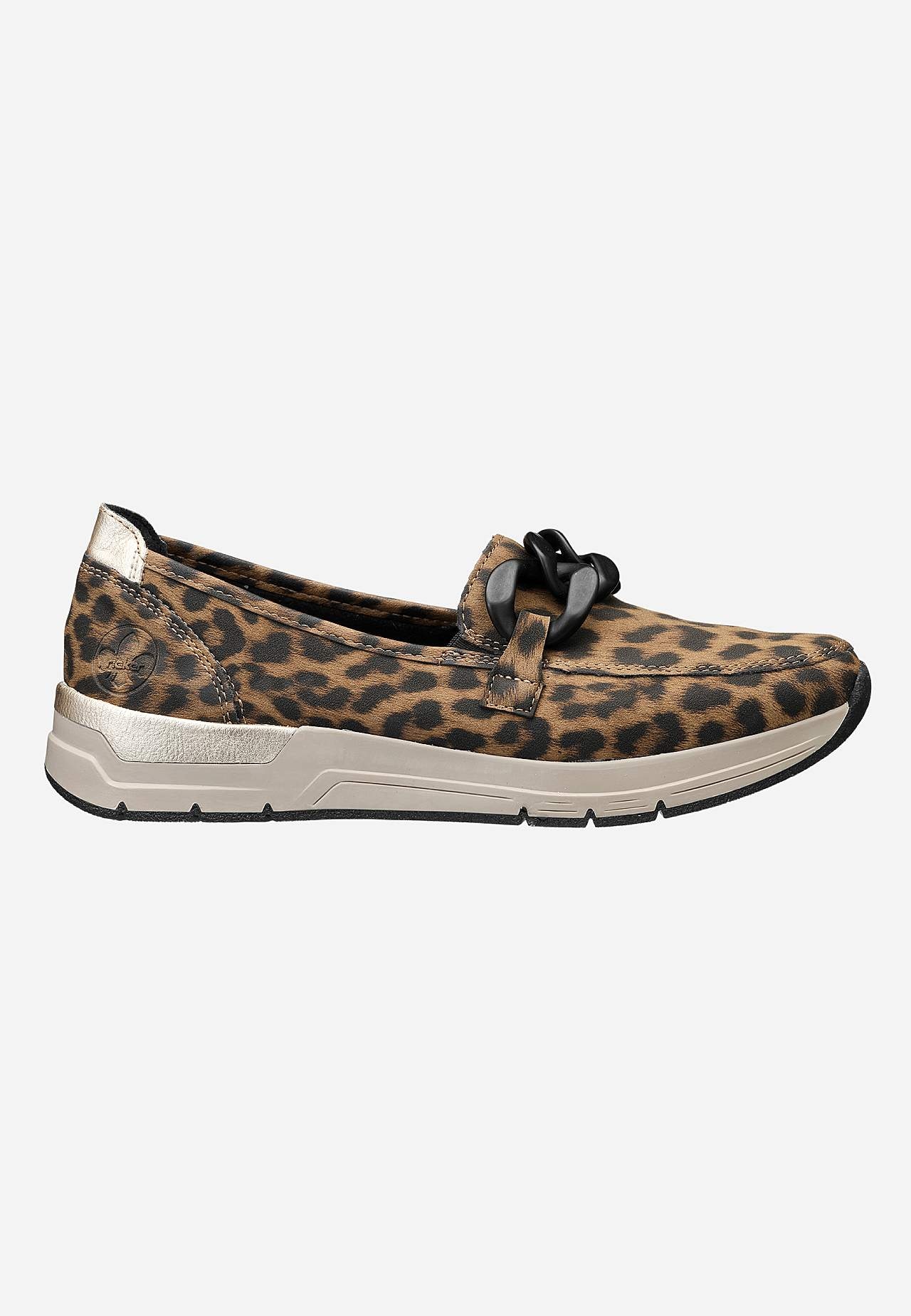 Loafer med spänne