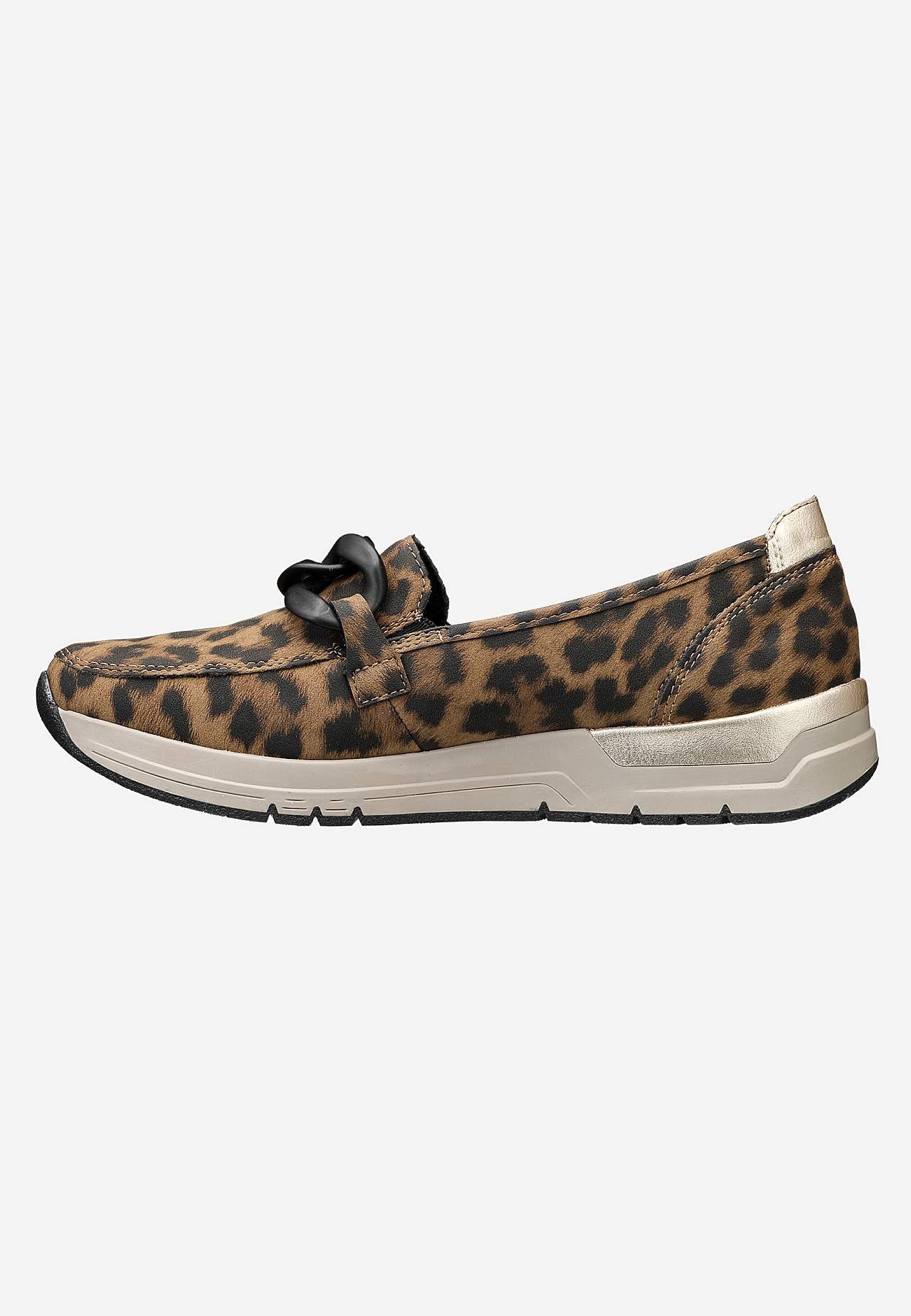 Loafer med spänne