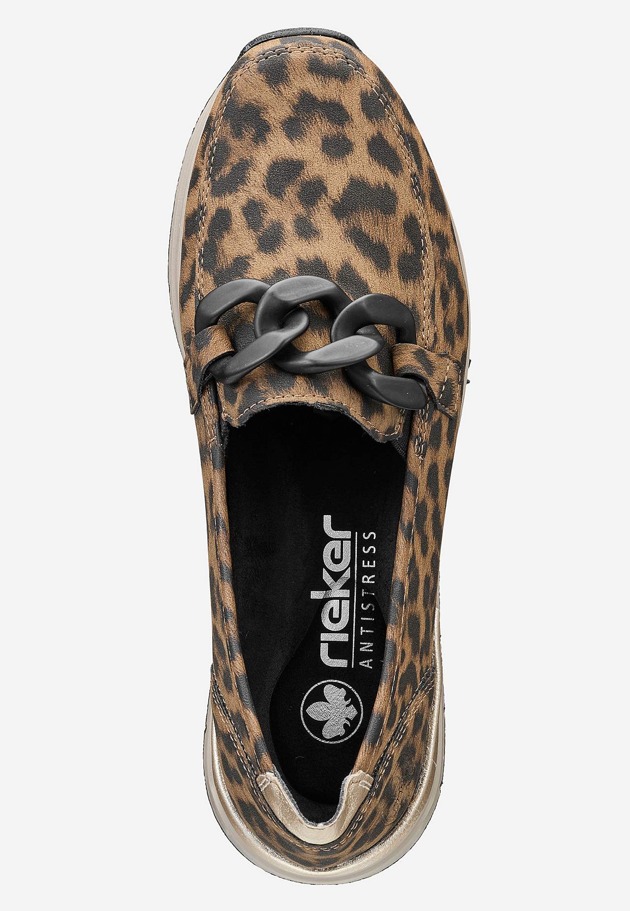 Loafer med spänne