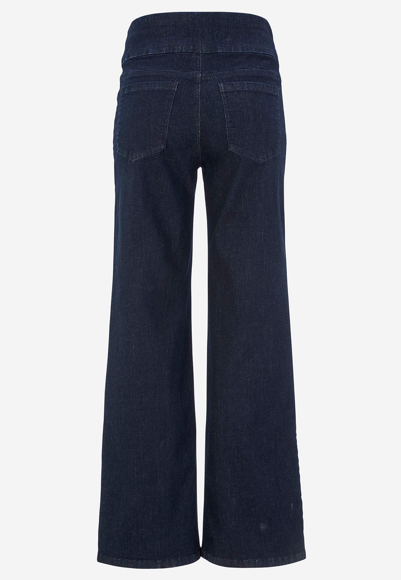 Jeans med hög resårmidja