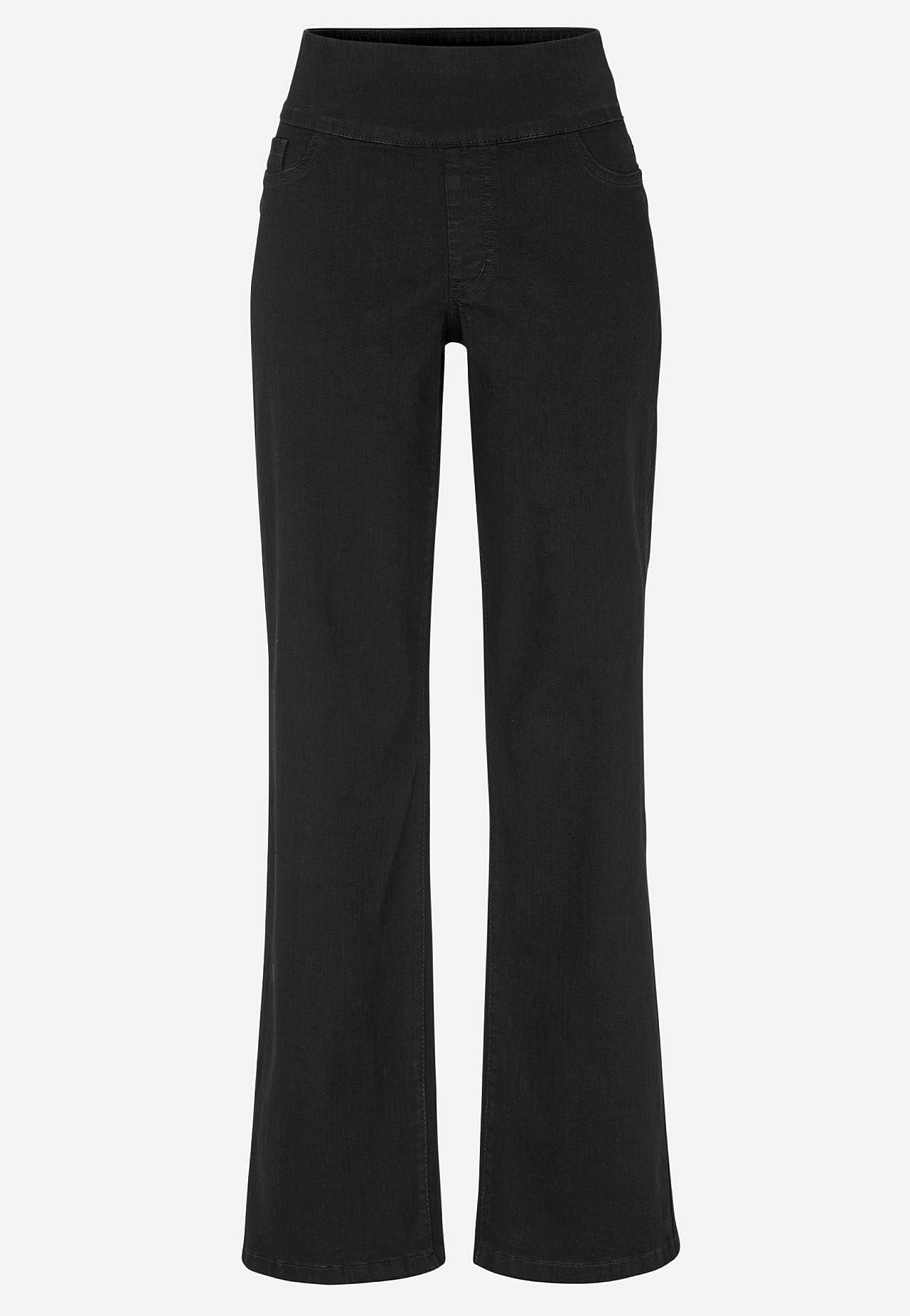 Jeans med hög resårmidja Elisa