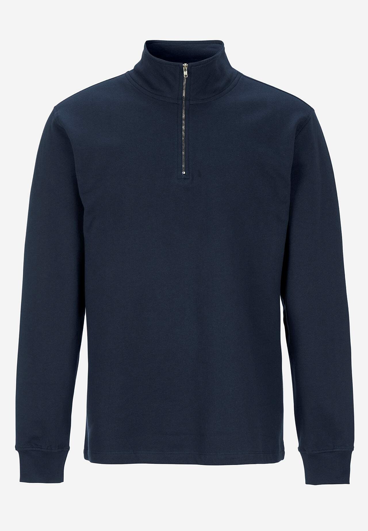 Sweatshirt med dragkedja