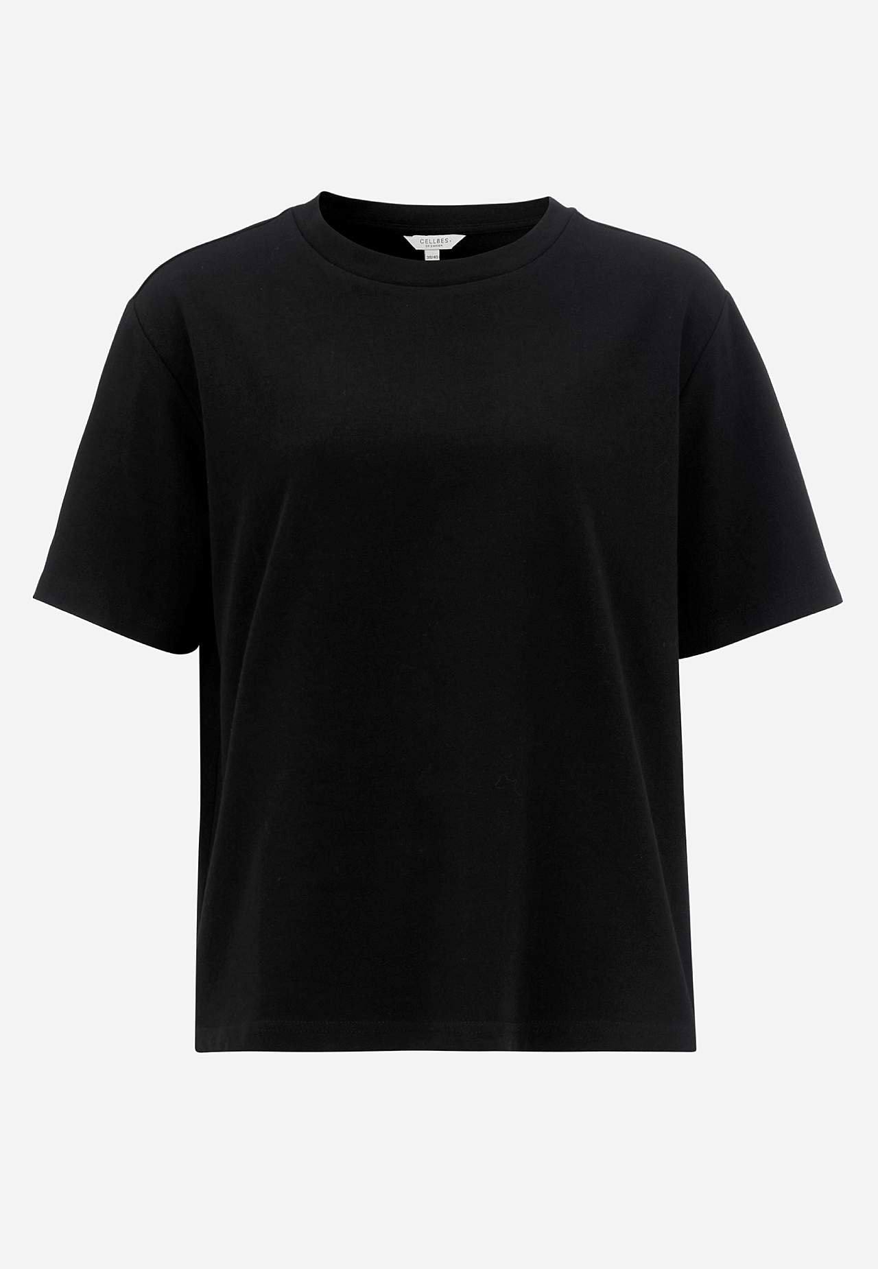 T-shirt i kraftig bomullstrikå