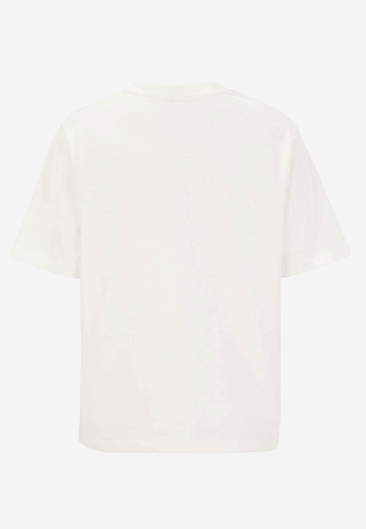 T-shirt i kraftig bomullstrikå