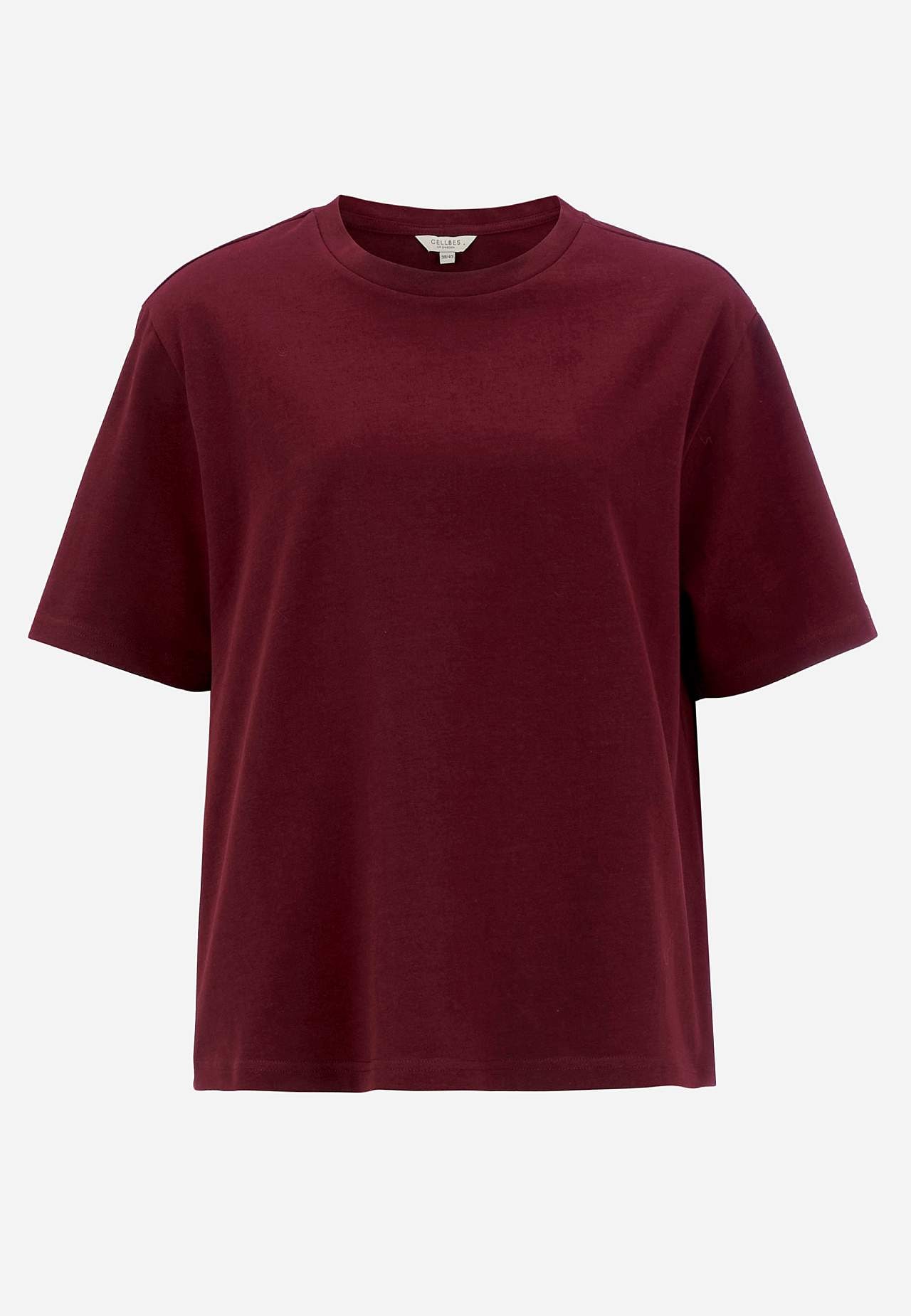 T-shirt i kraftig bomullstrikå