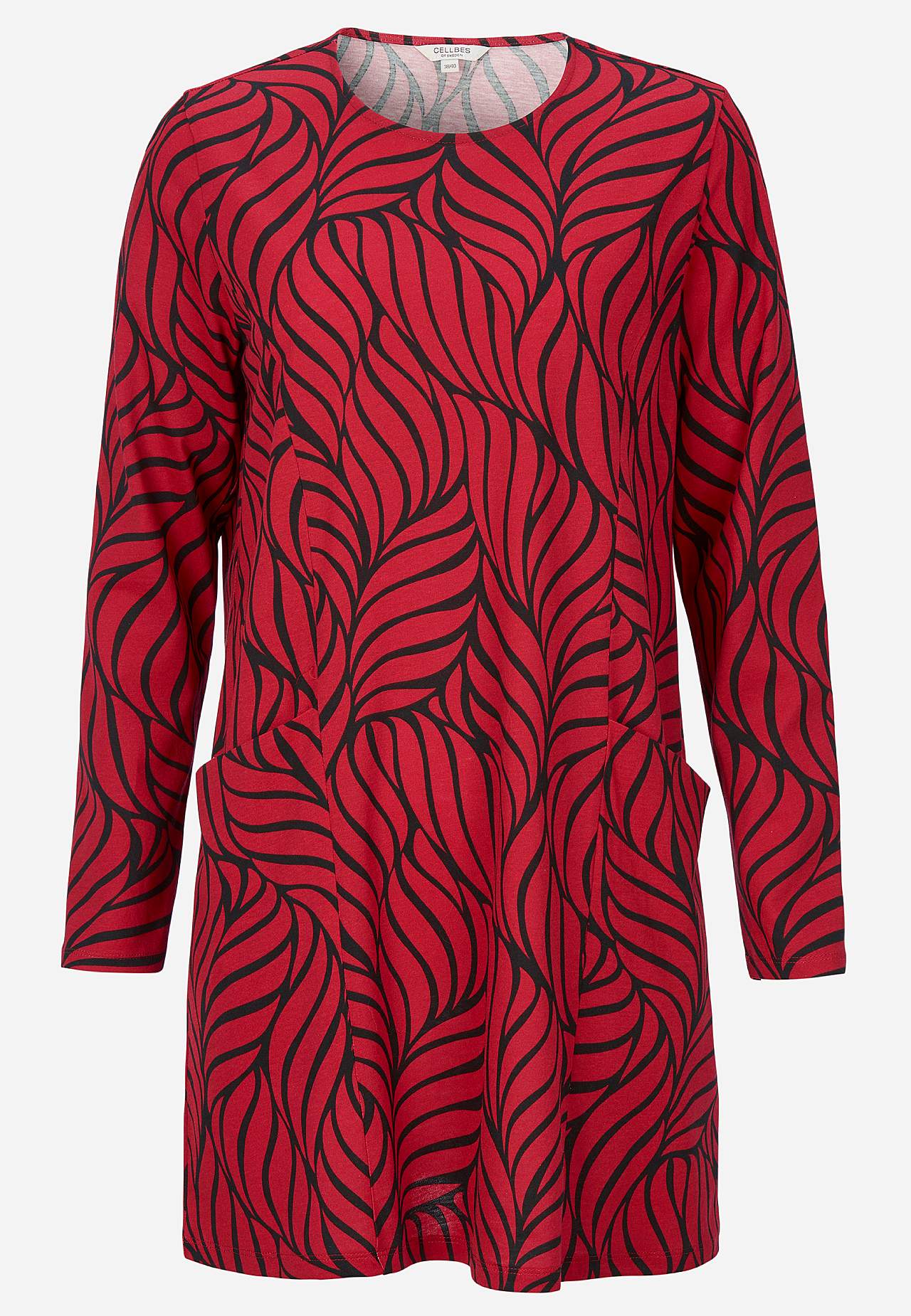 Trikåtunika med fickor