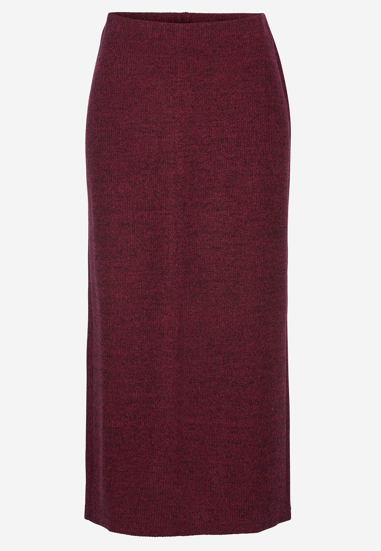 Supermjuk kjol med slits Beata