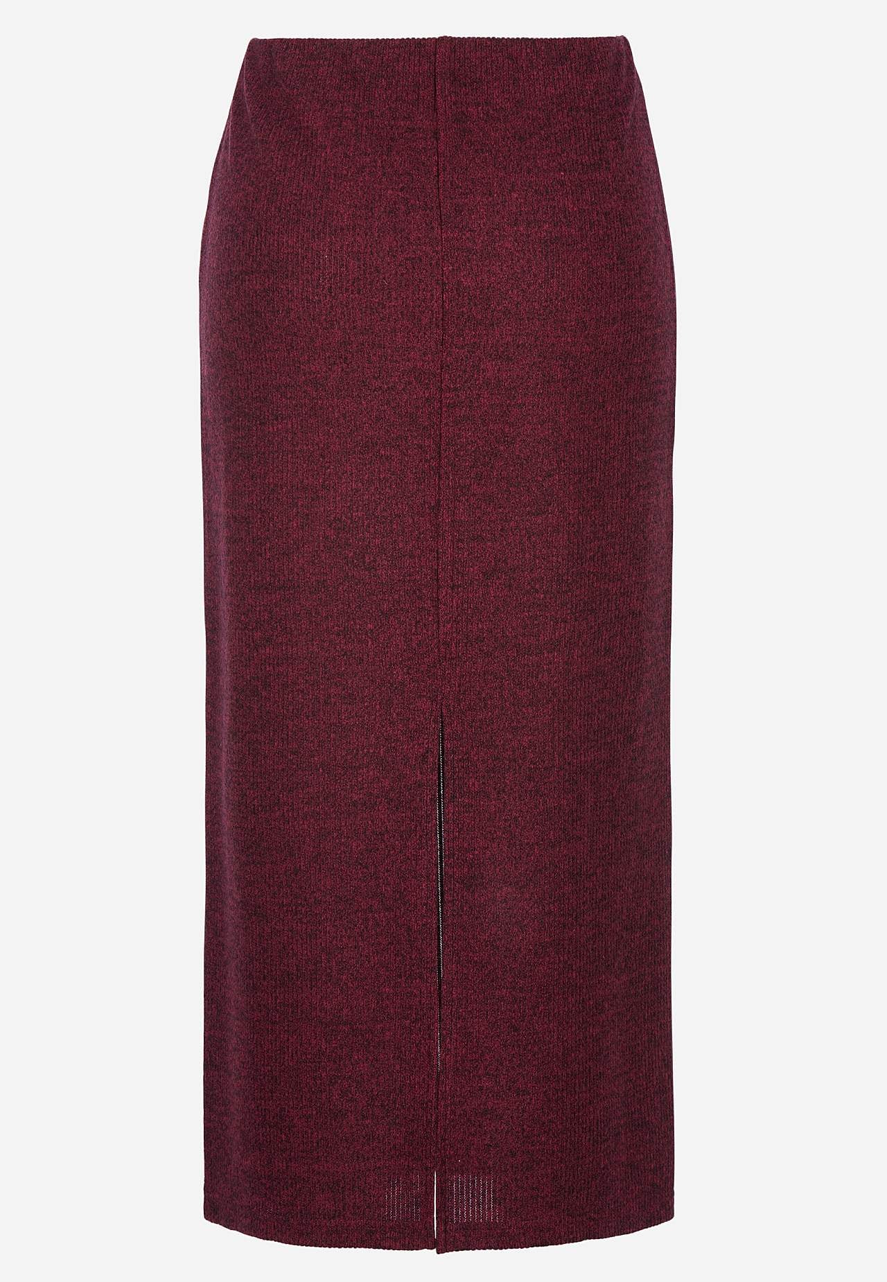 Supermjuk kjol med slits Beata