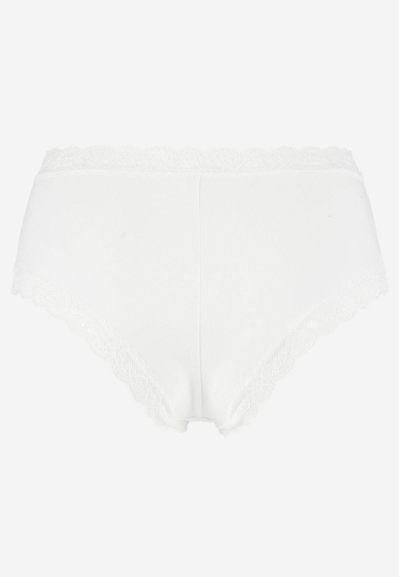 Bomullstrosa med spetskant 3-pack 3-pack