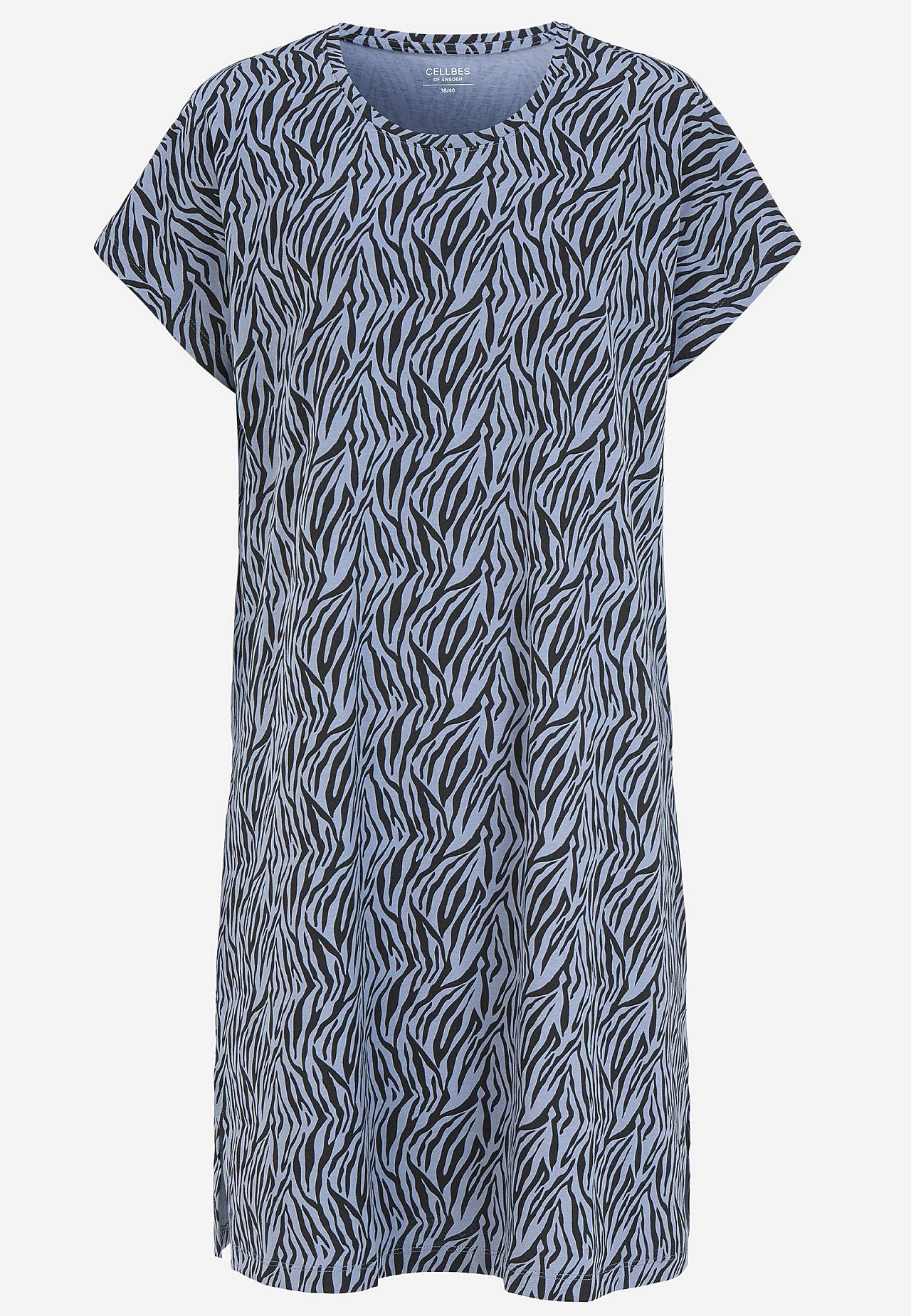 Mönstrat nattlinne i bomull 2-pack