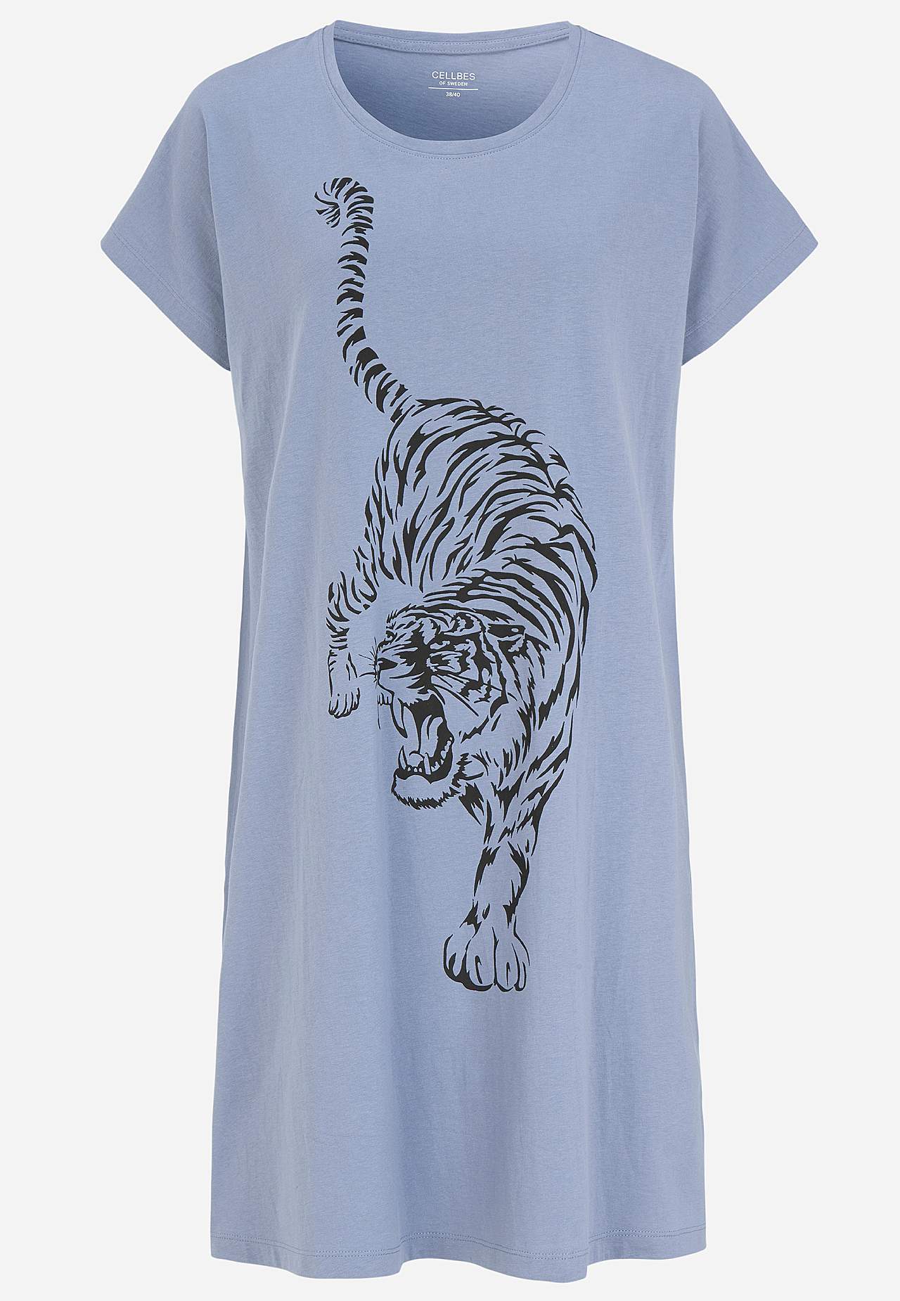 Mönstrat nattlinne i bomull 2-pack