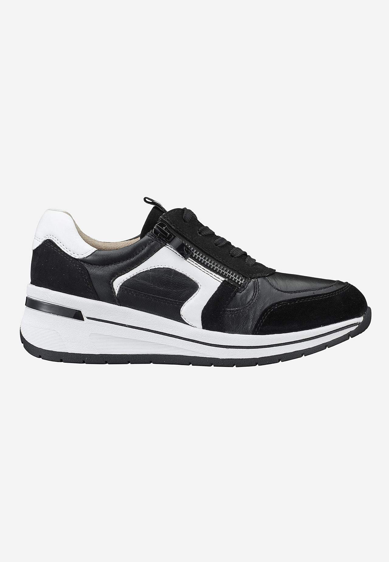 Sneaker i skinn