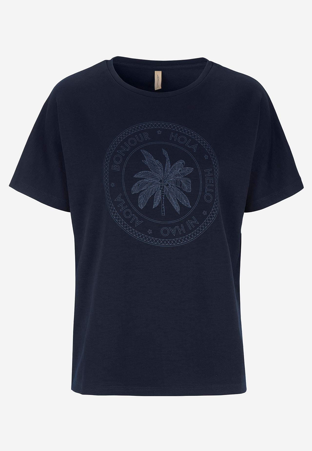 Supermjuk t-shirt med tryck