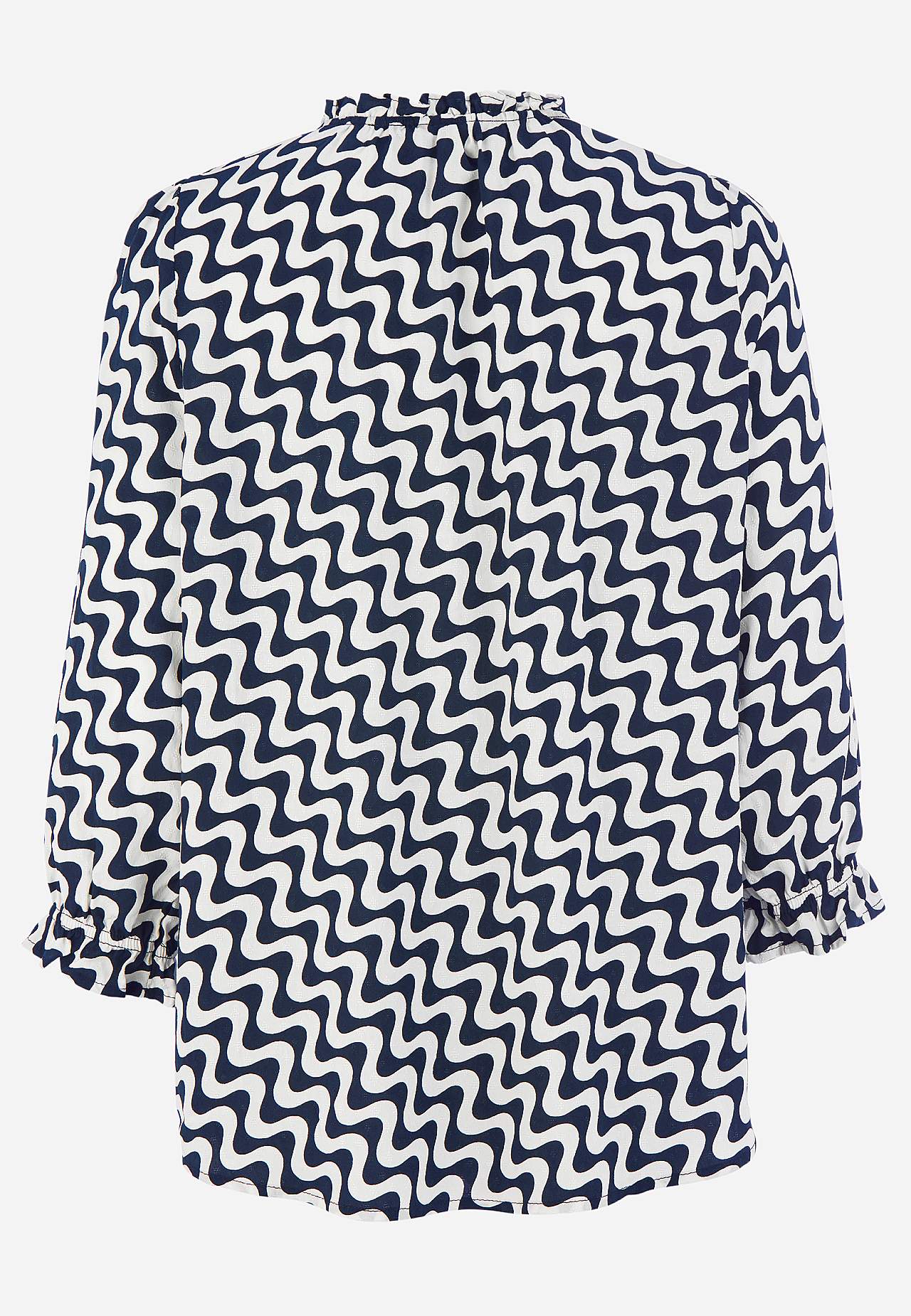 Jacquardvävd blus